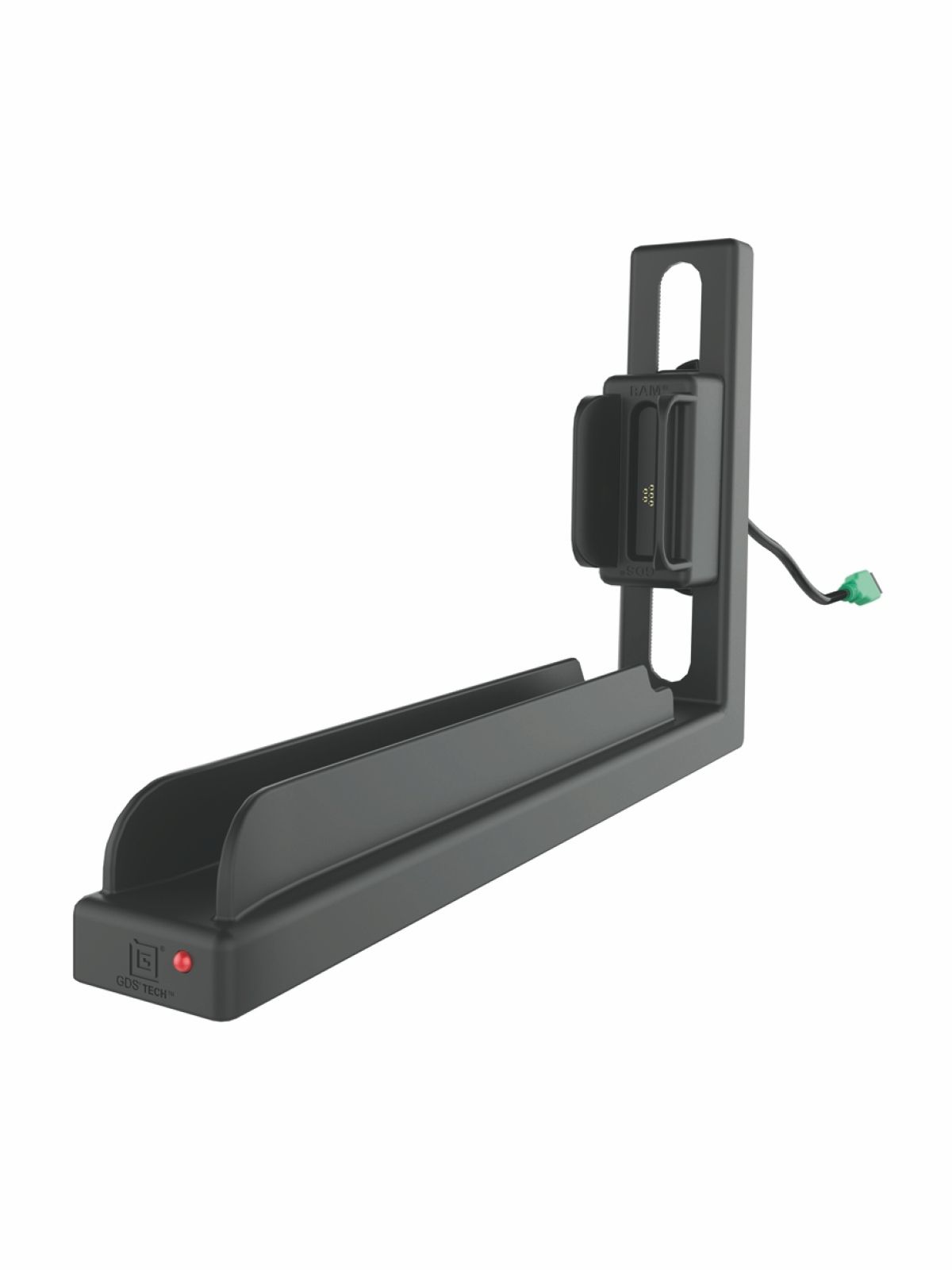 RAM Mounts GDS Slide Dock Module for IntelliSkin Next Gen Tablet Sleeves - Magnetic Attachment - Height adjustable - USB-A Connector