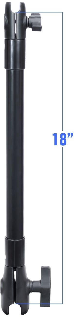 RAM SOCKET ARM W/ 1.5" AND 1" SOCKET 18"