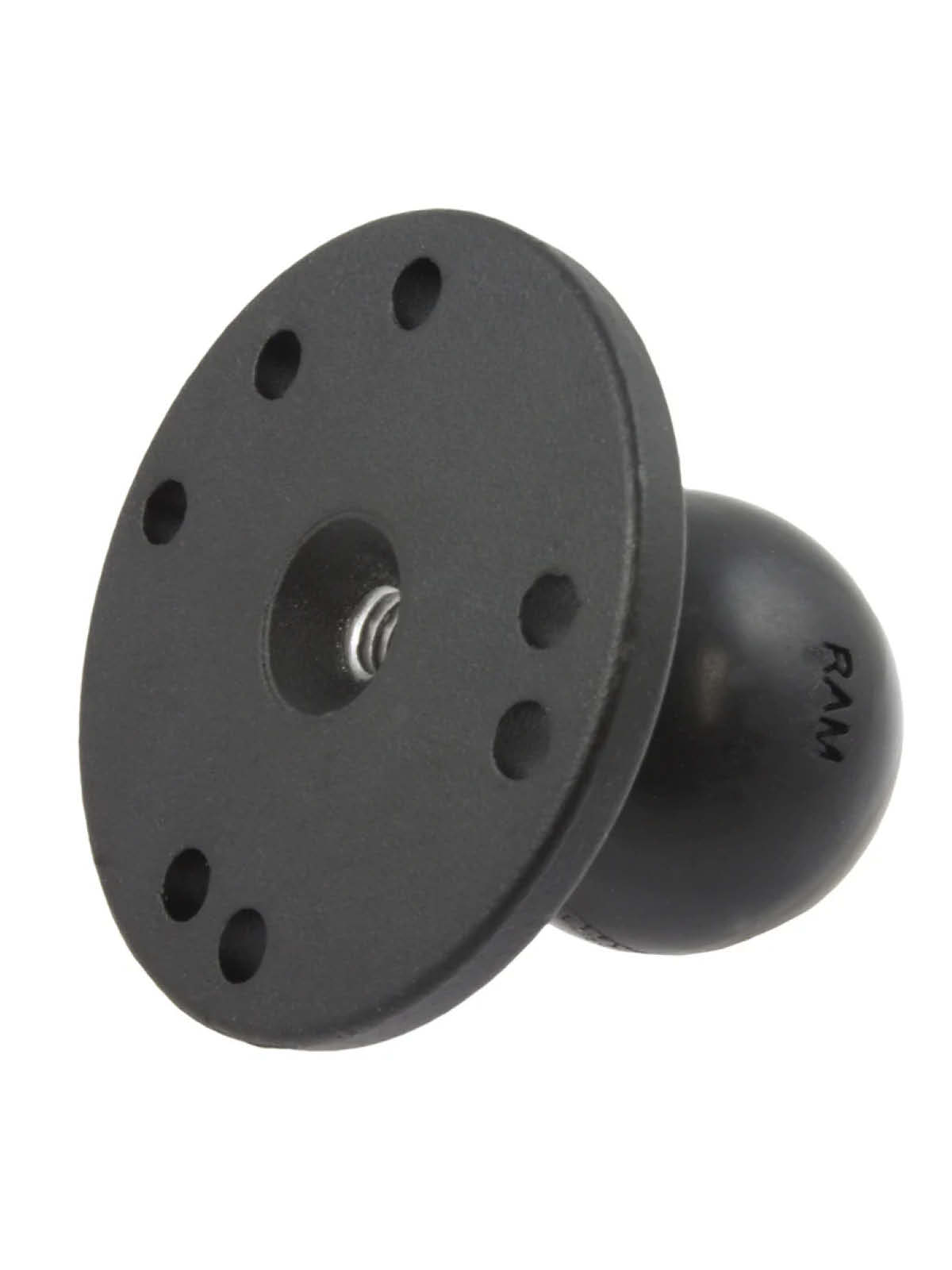 RAM Mounts runde Basisplatte (AMPS) mit C-Kugel (1,5 Zoll) - 5/16"-18 Öffnung (Unterseite), im Polybeutel