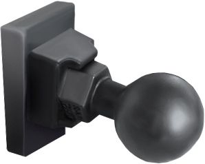 RAM Mounts Keilschloss für Stack-N-Stow Ablagefach (Angelzubehör) - mit B-Kugel (1 Zoll), im Polybeutel