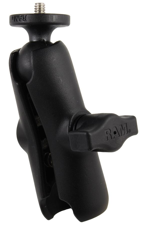 RAM Mounts Kamera-Set mit 1/4"-20 Gewindestift - mittlerer Verbindungsarm, B-Kugel (1 Zoll), im Polybeutel