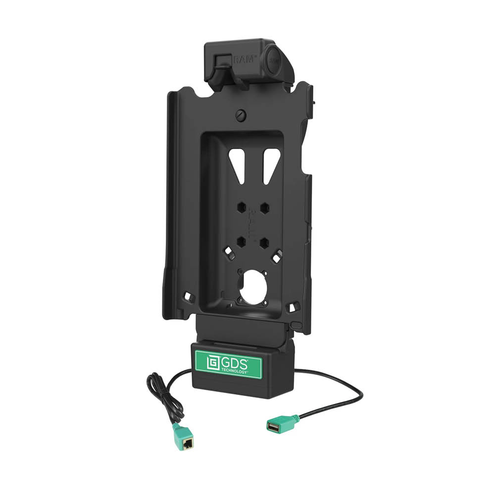 RAM Mounts GDS Tough-Dock Halteschale (Schnappverschluss) für Samsung Tab A9+ in IntelliSkin Next Gen Schutzhülle - USB-A-/PoE-Anschluss, 4-Loch AMPS RAM Mounts GDS Tough-Dock Halteschale (Schnappverschluss) für Samsung Tab A9+ in IntelliSkin Next Gen Schutzhülle - USB-A-/PoE-Anschluss, 4-Loch AMPS