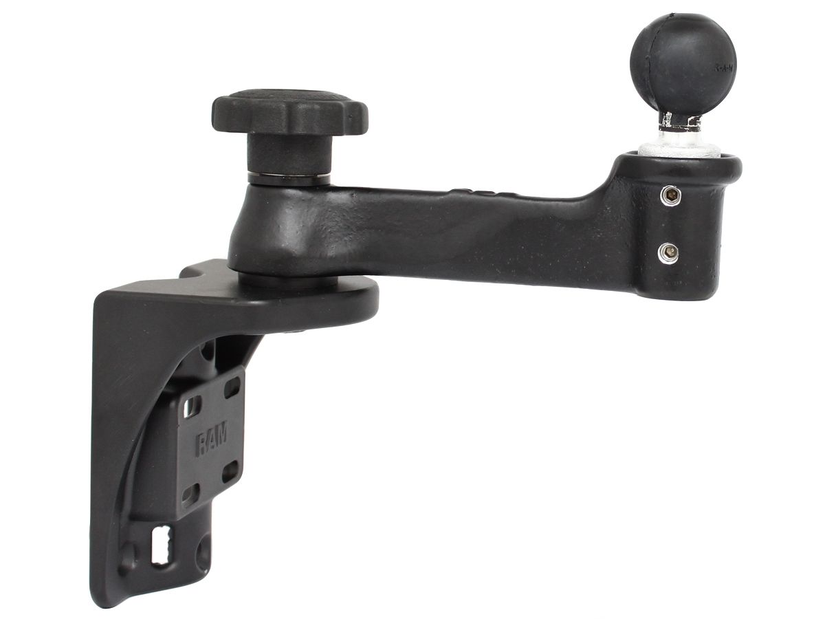 RAM Mounts Schwenkarm für vertikale Wandbefestigung mit C-Kugel (1,5 Zoll) - Vertikal-Basis, im Polybeutel