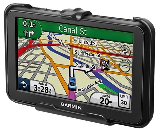RAM Mounts Gerätehalteschale für Garmin nüvi 50 (ohne Schutzhüllen) - Diamond-Anbindung (Trapez), Schrauben-Set, im Polybeutel