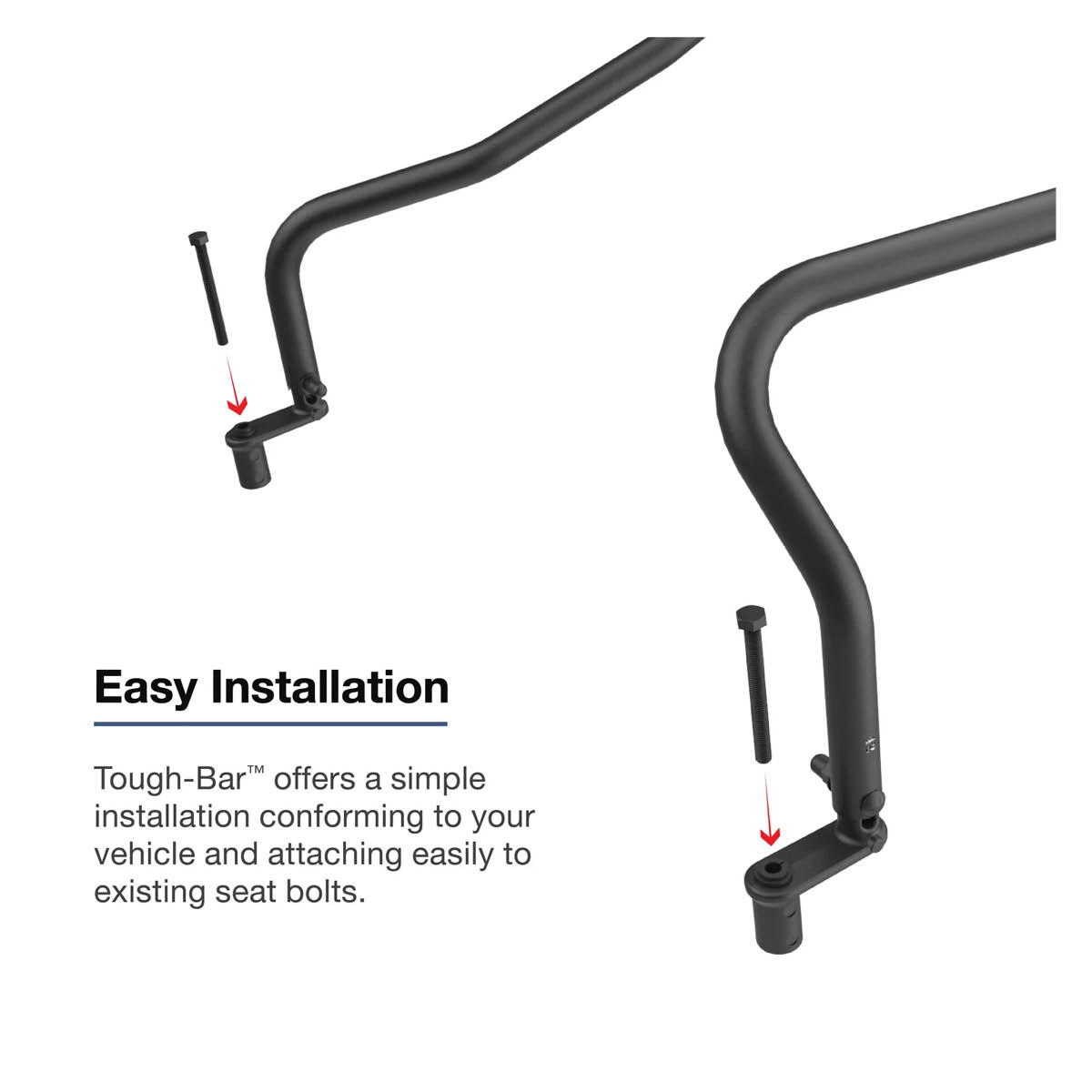 RAM Mounts Tough-Bar™ für Dodge Ram 2500 & 3500 Serien (2019-2026 (Konsole)