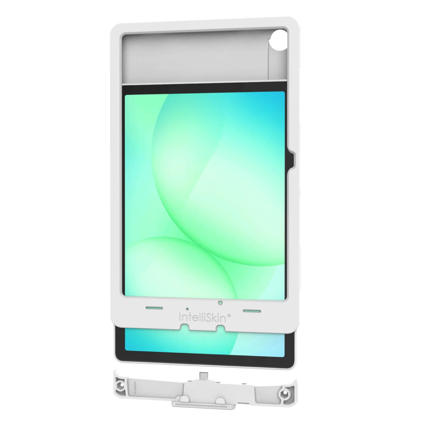 RAM Mounts IntelliSkin Thin-Case Ladeschutzhülle für Samsung Galaxy Tab A11+ - GDS-Technologie - Externer USB-C Anschluss - Hellgrau