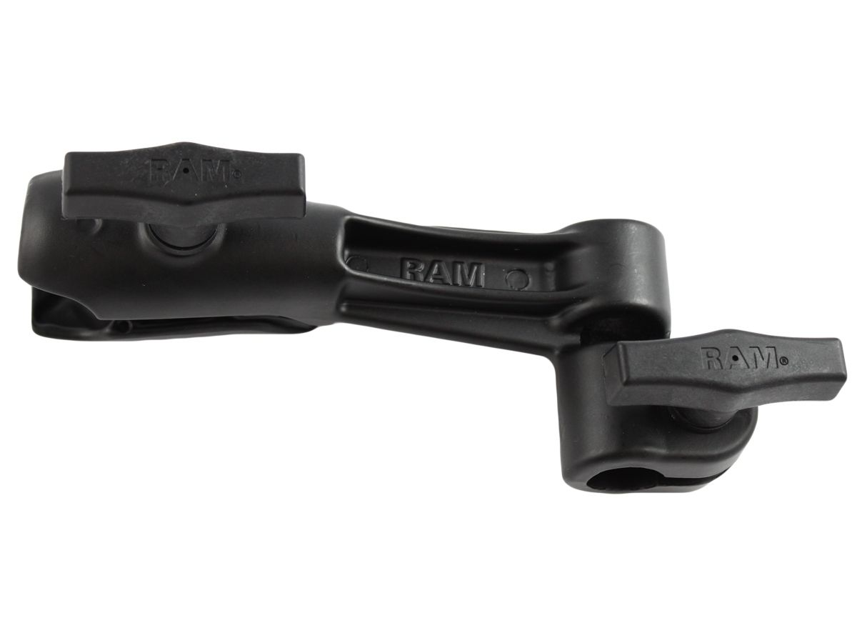 RAM Mounts Schwenkarm mit C-Kugel Aufnahme (1,5 Zoll) - Rohraufnahme (0,5 Zoll), Armlänge ca. 150 mm, im Polybeutel