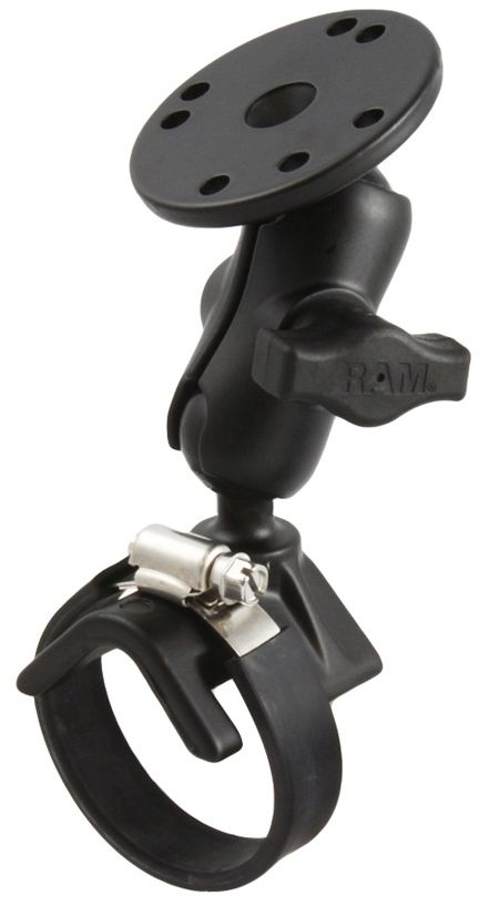 RAM Mounts Luftfahrt-Set Bonanza - B-Kugel (1 Zoll), Rohrschelle, kurzer Verbindungsarm, runde Basisplatte (AMPS)