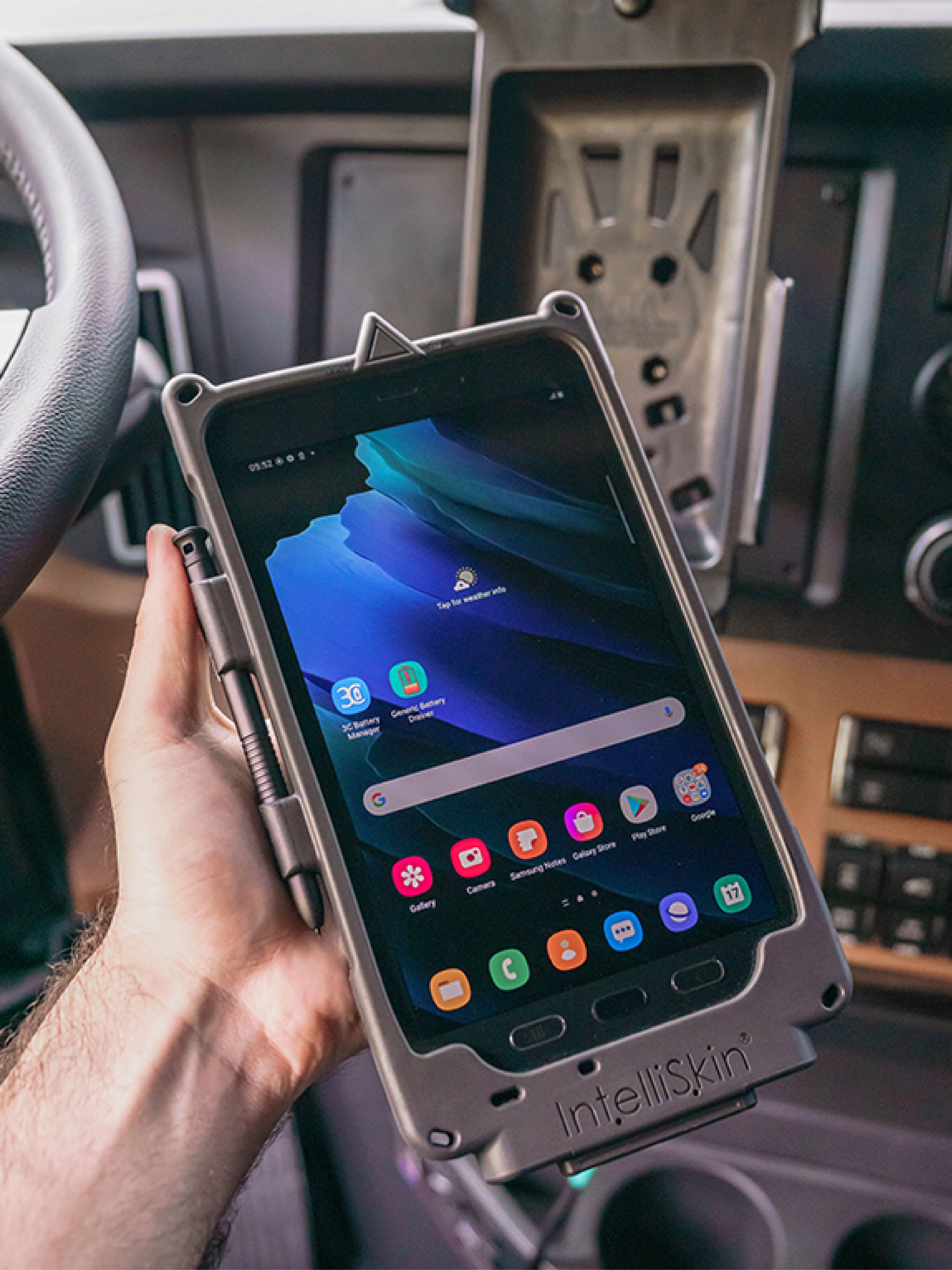 RAM Mounts IntelliSkin Next Gen Samsung Tab Active 3 - Schutzhülle mit Ladefunktion