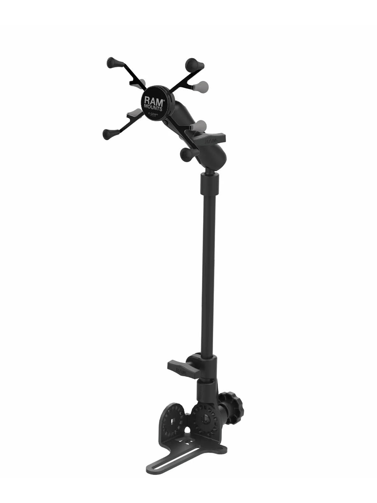 RAM Mounts Pod HD Universal Fahrzeughalterung für 7-8 Zoll Tablets - C-Kugel (1,5 Zoll), Ratchet-System, X-Grip Halteschale
