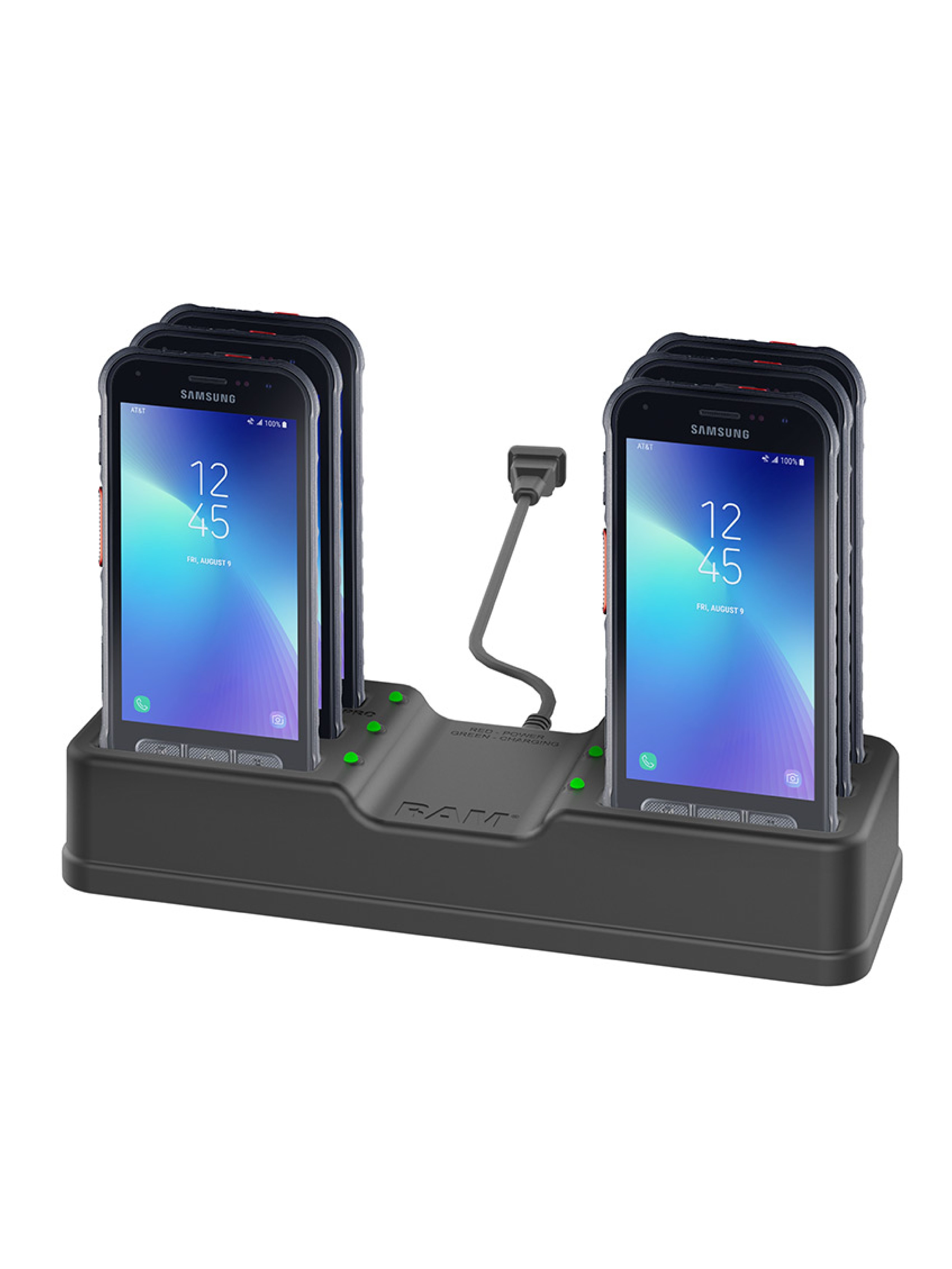 RAM Mounts 6-fach Tisch-Ladestation für Samsung XCover Field Pro