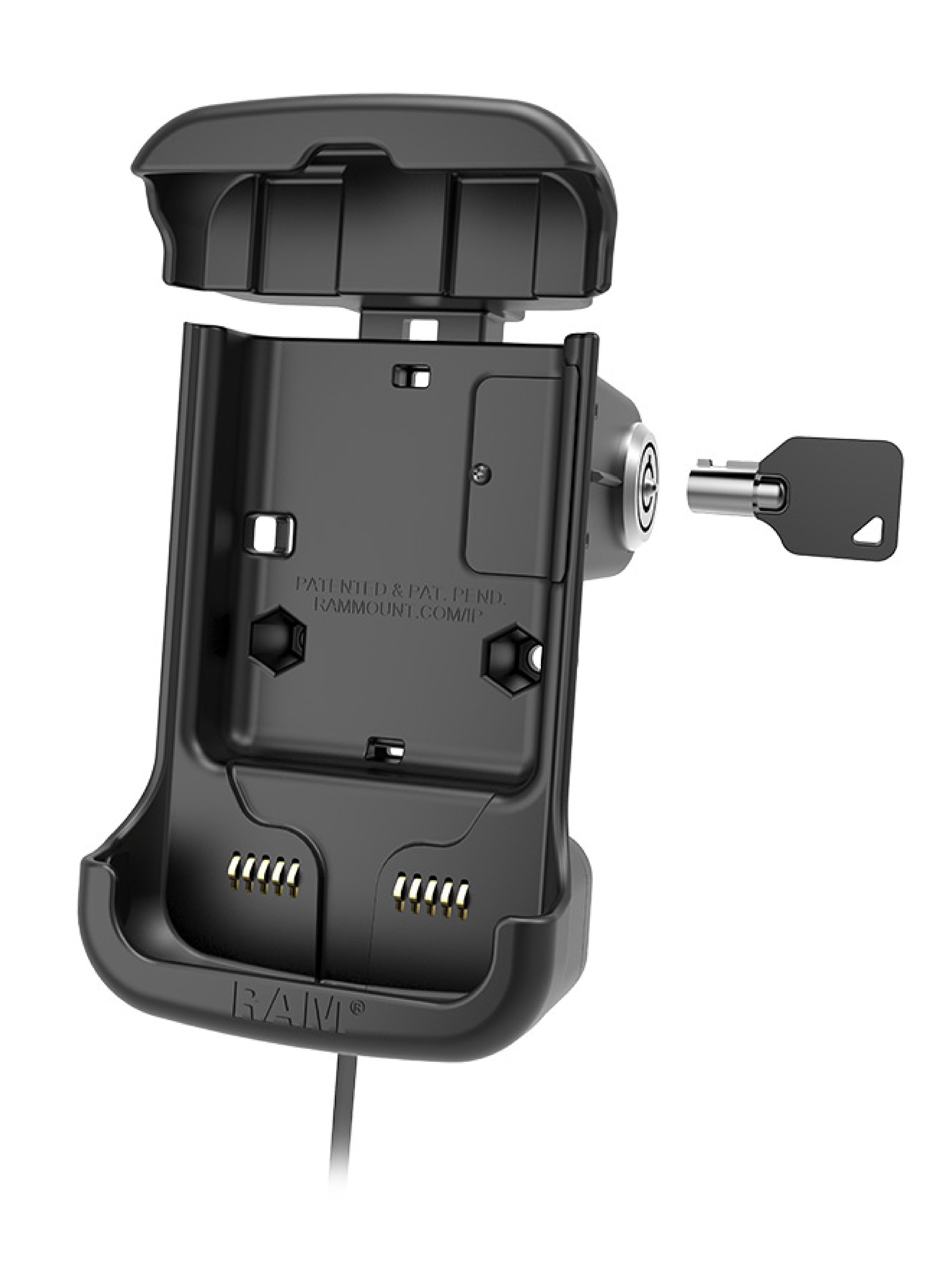RAM Mounts Form-Fit Halteschale (Schlüsselverriegelung) für Honeywell CT50, CT60 & CT60 XP - USB-A-Anschluss