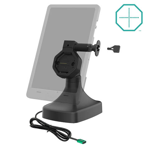 RAM Mounts GDS Uni-Conn Stand-Dockingstation (abschließbar) - Dreh- & Schwenkbar - USB-C-Anschluss - rückseitige Pogo-Pads