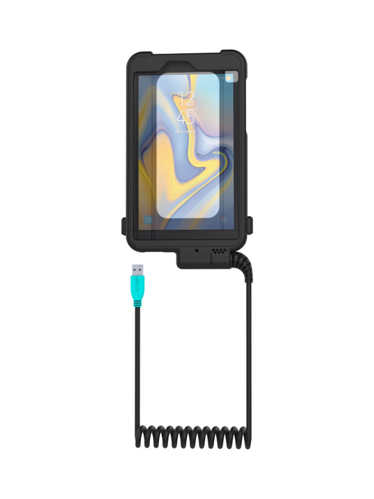 RAM Mounts Tough-Case Samsung Tab A 8.0 (2018, SM-T387) - mit USB-A Kabel