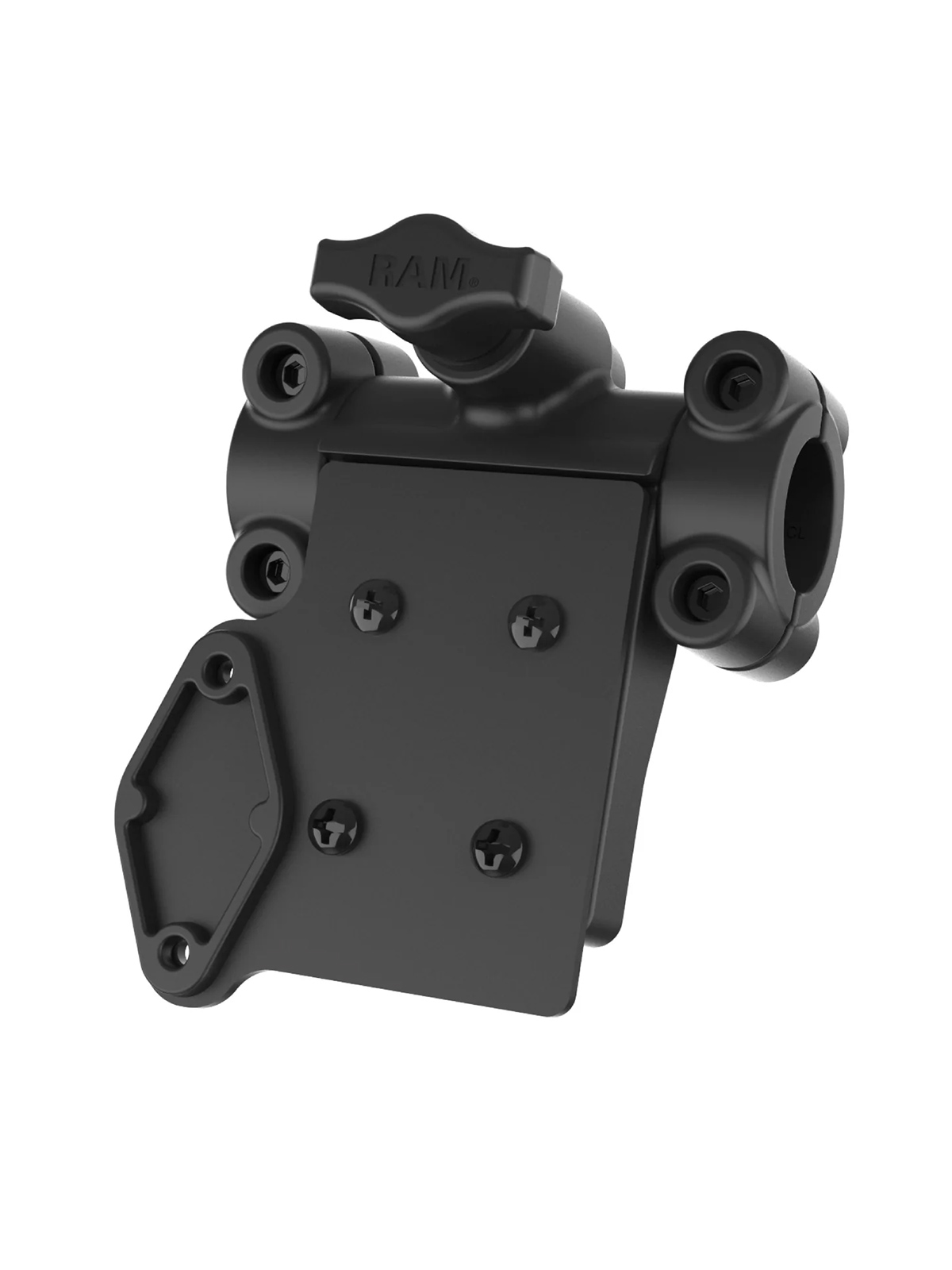 RAM Mounts Drehgelenk-Befestigung mit 2-Loch AMPS Aufnahme für Tough-Bar™