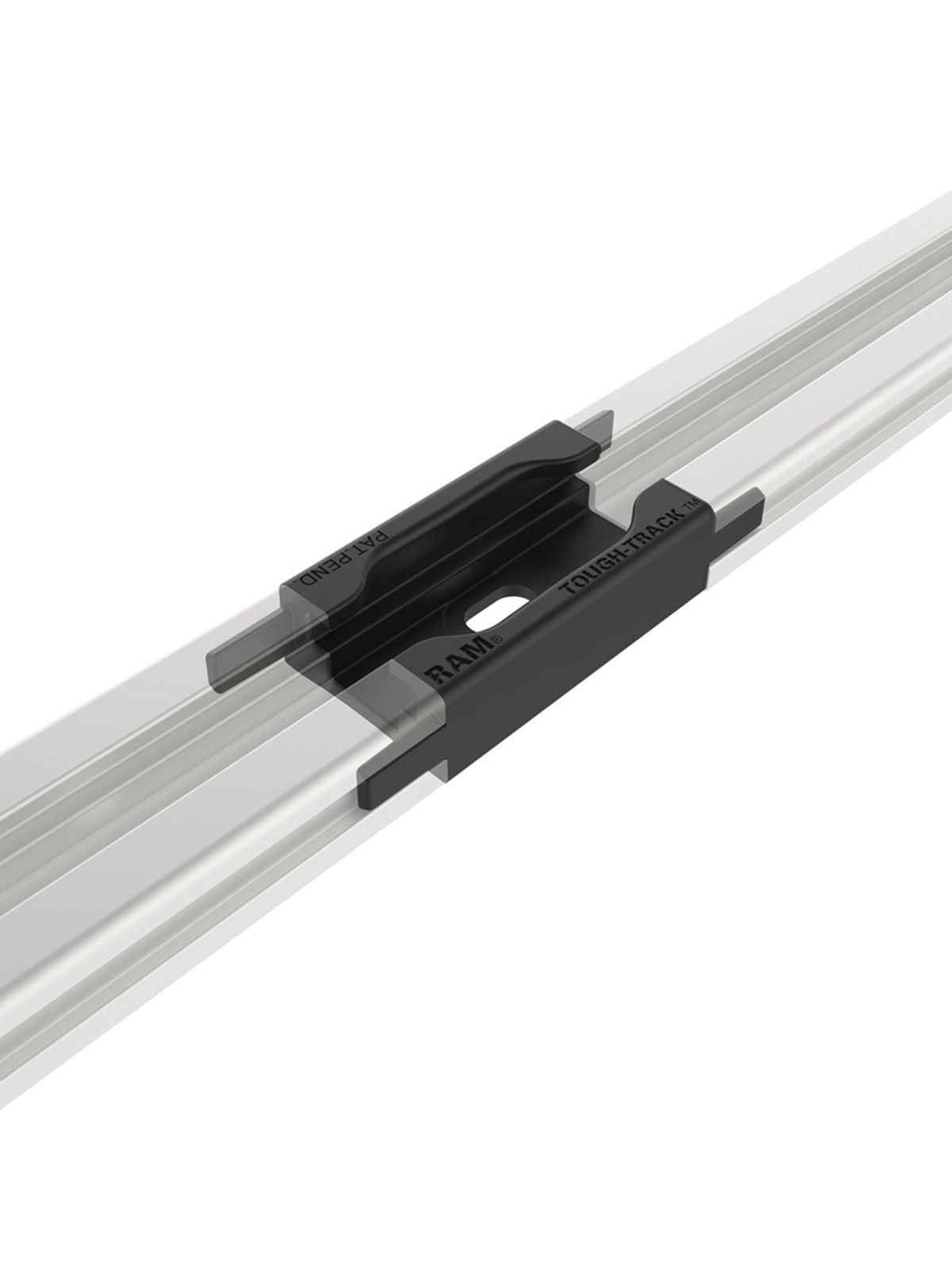 RAM Mounts Verbundstoff-Adapter für Aluminium Tough-Track Schienen (extrudiert) - Verbindungsstück, im Polybeutel