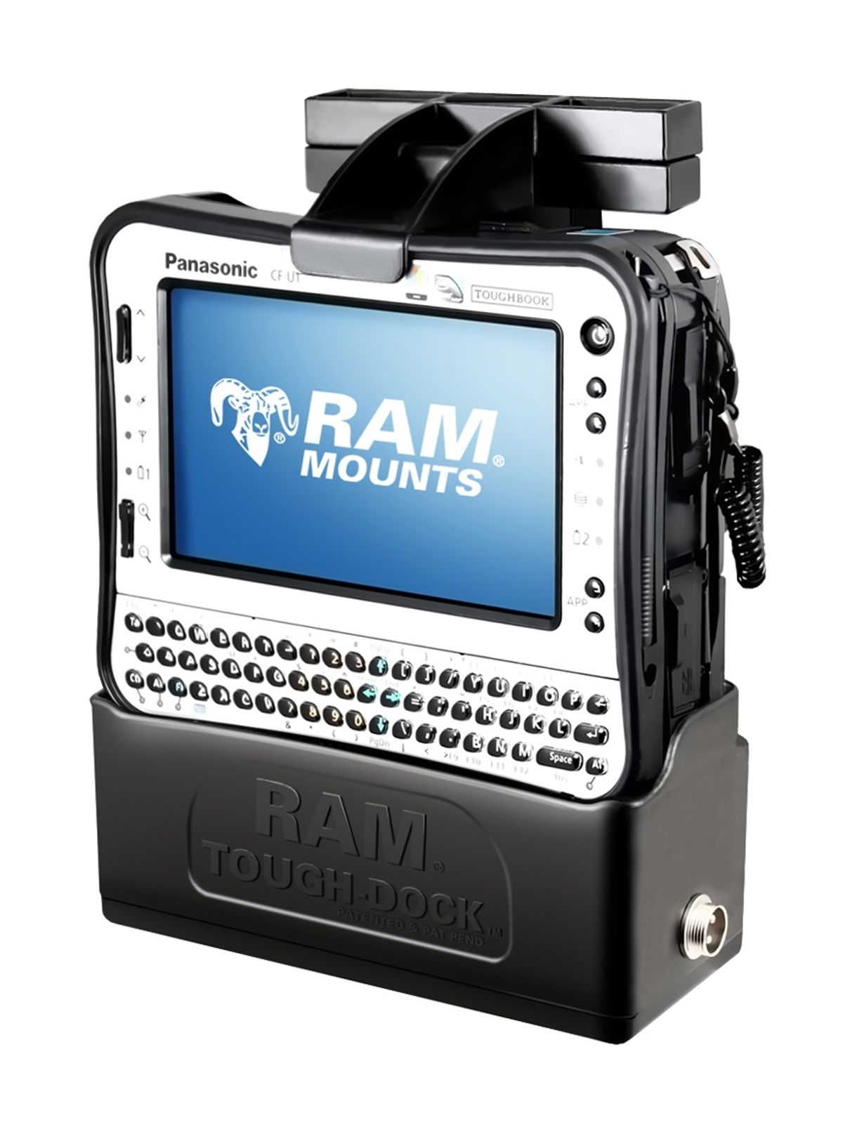 RAM Mounts Tough-Dock (mit Stromanbindung) für Panasonic CF-U1 - AMPS-Anbindung, Schrauben-Set