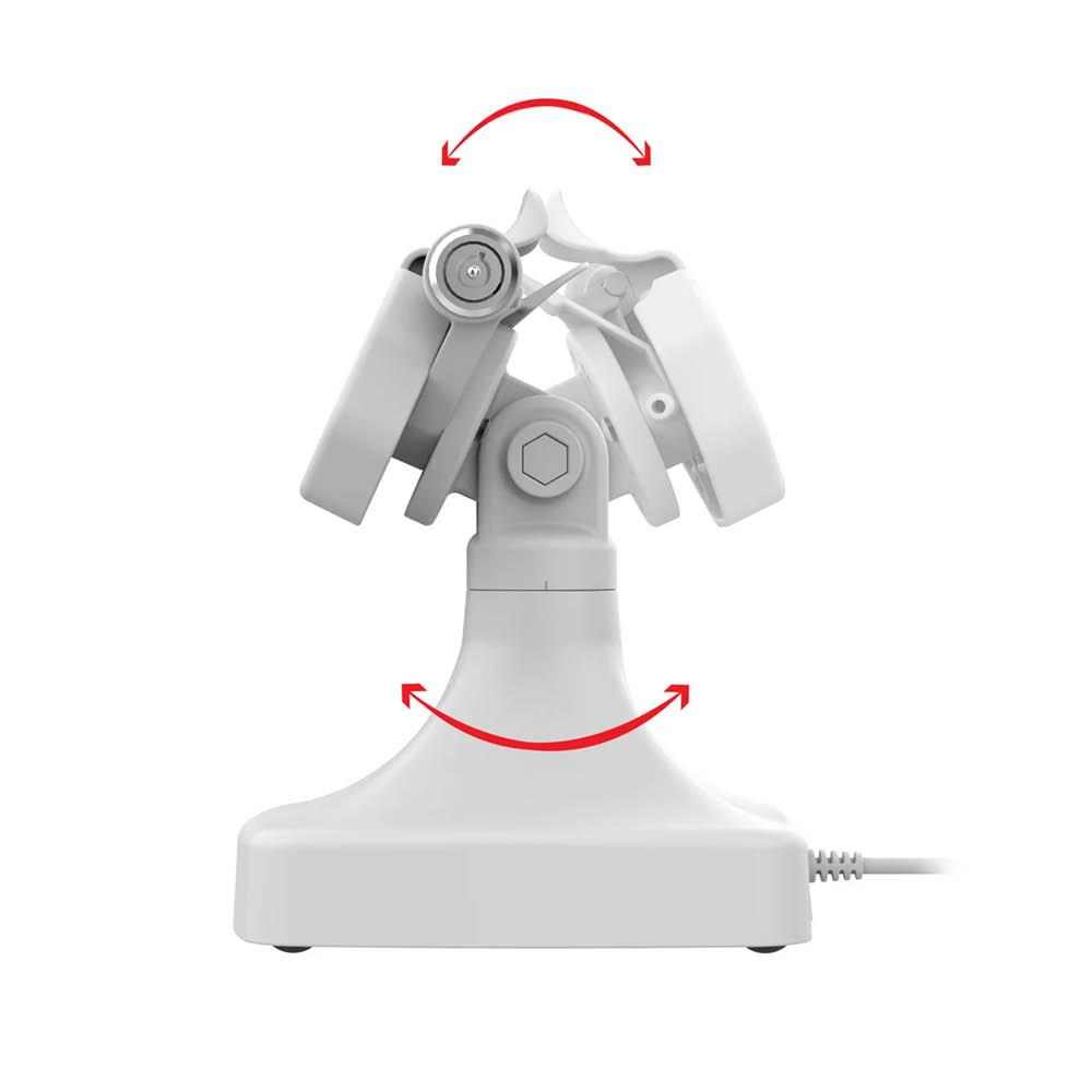 RAM Mounts GDS® Uni-Conn™ Stand-Dockingstation dreh-/schwenkbar - abschließbar, USB-C, Pogo Pins rückseitig, hellgrau