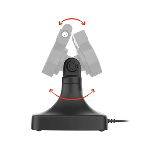 RAM Mounts GDS Uni-Conn Stand-Dockingstation (abschließbar) - Dreh- & Schwenkbar - PoE & Daten - rückseitige Pogo-Pads