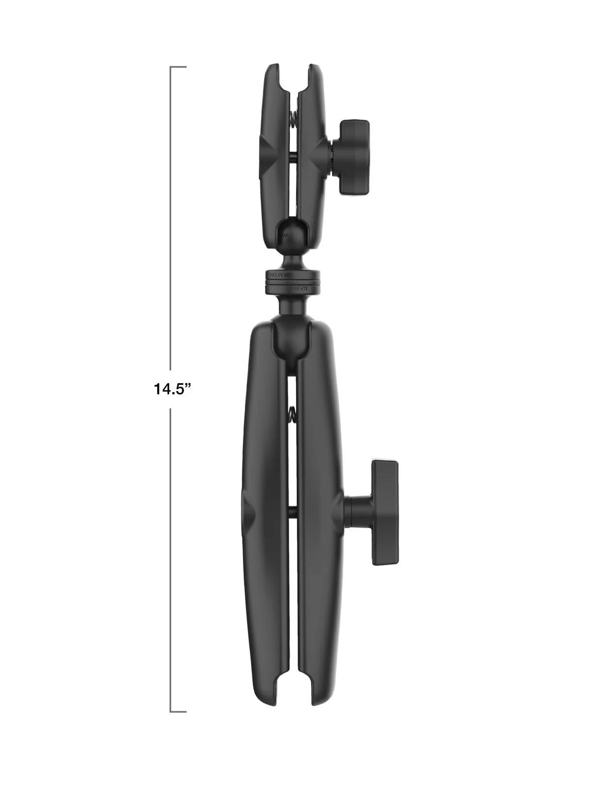 RAM Mounts Verbindungsarm-Set C- auf B-Kugel (1,5 auf 1 Zoll) - mit Doppelkugel-Adapter, ca. 37 cm lang