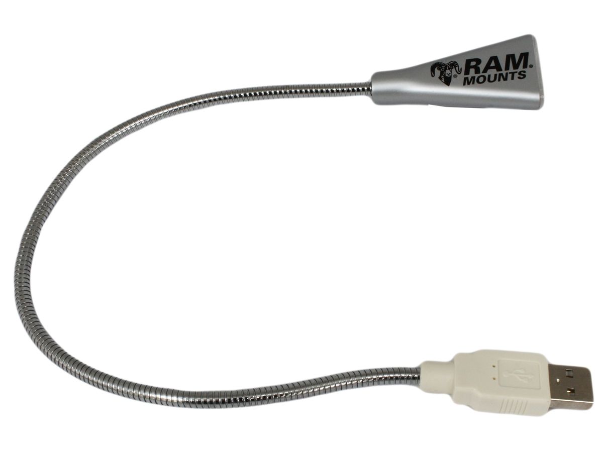 RAM Mounts Reiselampe mit USB-Anschluss - ca. 390 mm Gesamtlänge
