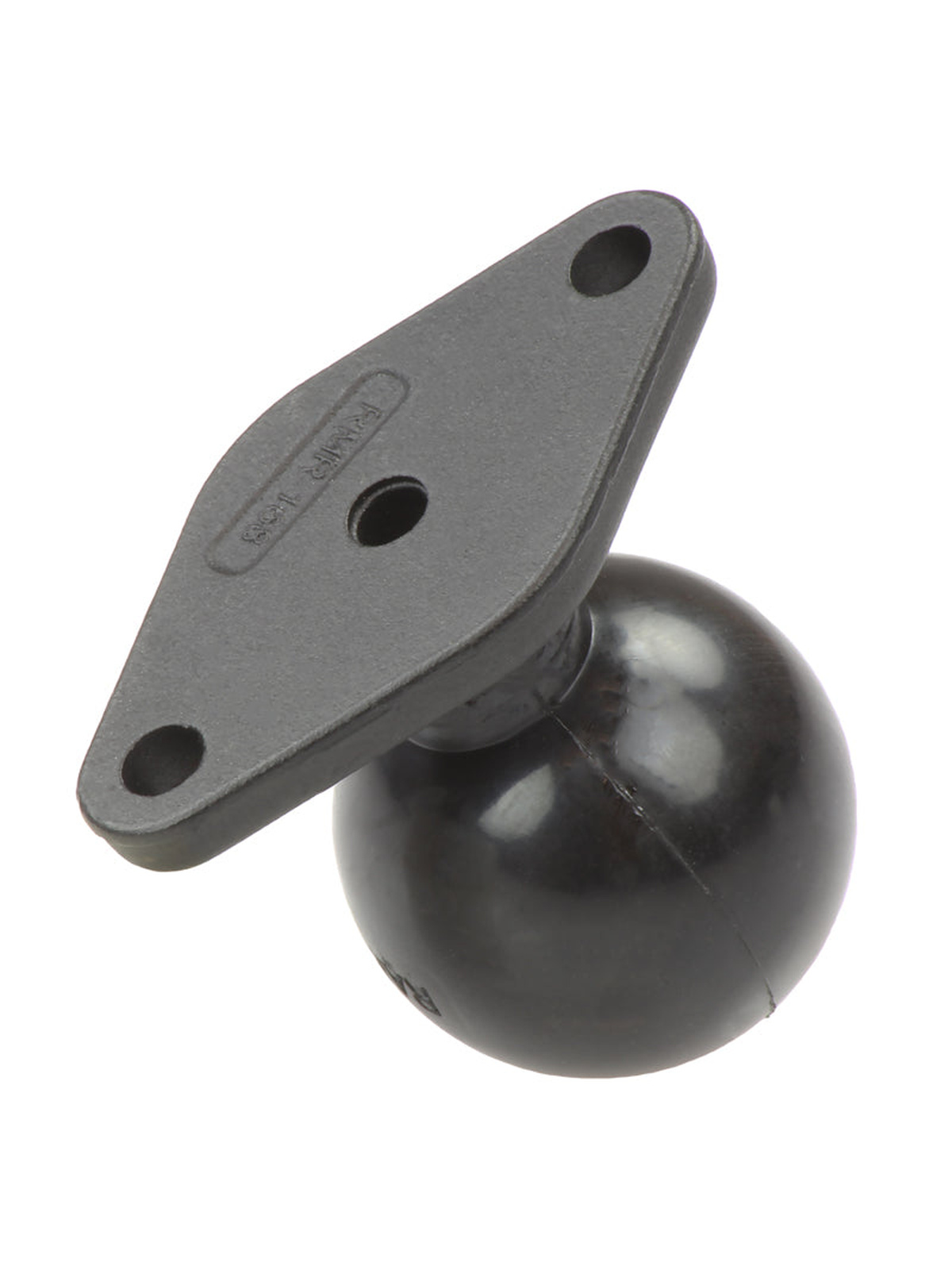RAM Mounts Diamond Base Plate - 2-Hole AMPS Pattern - C Ball (1.5")