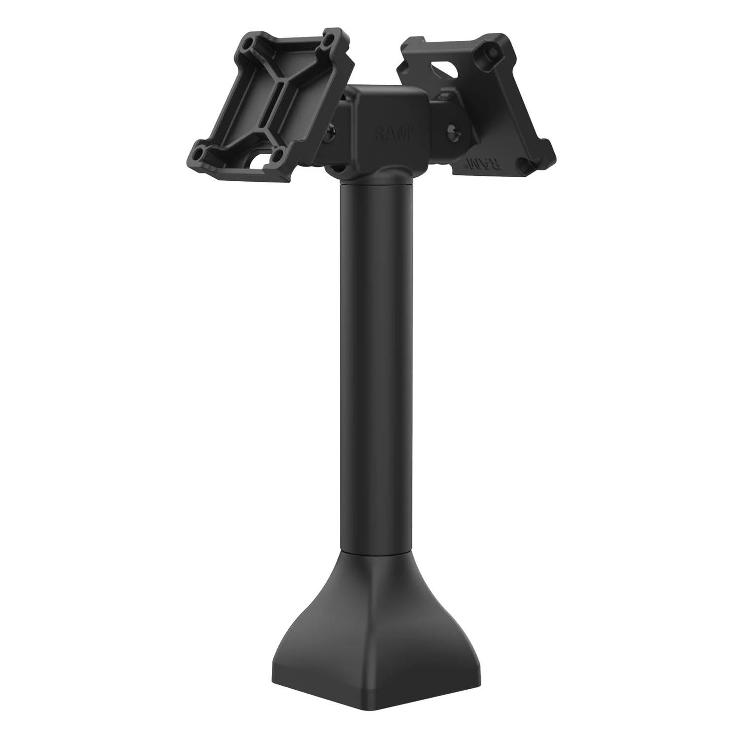 RAM Mounts Standfuss (14 Zoll) - zwei 180° schwenkbare 75x75 mm VESA Aufnahmen