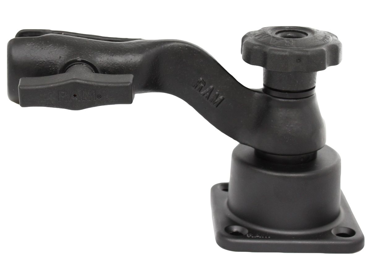 RAM Mounts Schwenkarm mit C-Kugel-Aufnahme - Horizontal-Basis, C-Kugel (1,5 Zoll), im Polybeutel