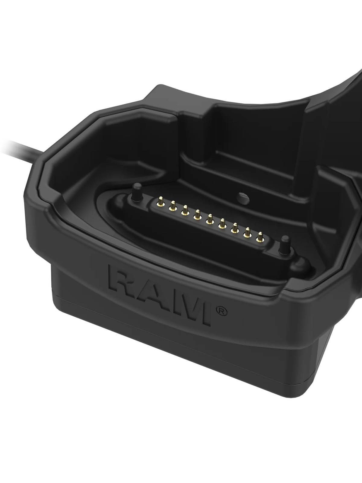 RAM Mounts Form-Fit Halteschale für Zebra MC9400 & MC9300 - Mit & Ohne Rugged Boot - 5.5mm DC-Anschluss