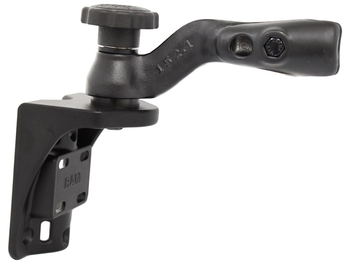 RAM Mounts Schwenkarm für vertikale Wandbefestigung mit C-Kugel-Aufnahme - Vertikal-Basis, C-Kugel (1,5 Zoll), im Polybeutel
