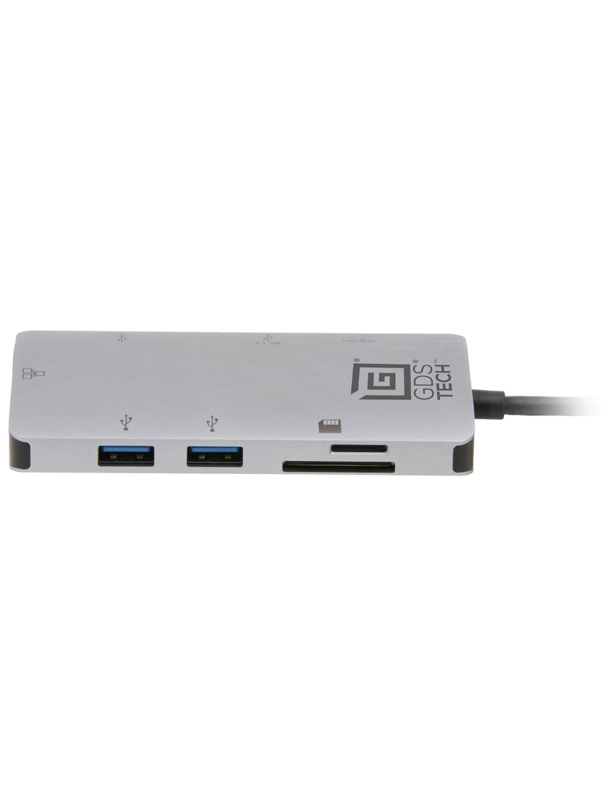 RAM Mounts GDS USB-C Hub - USB-C Anschlusskabel, 3x USB-A Ports, 1x USB-C Port, 1x HDMI Port, 1x Speicherkartenslot