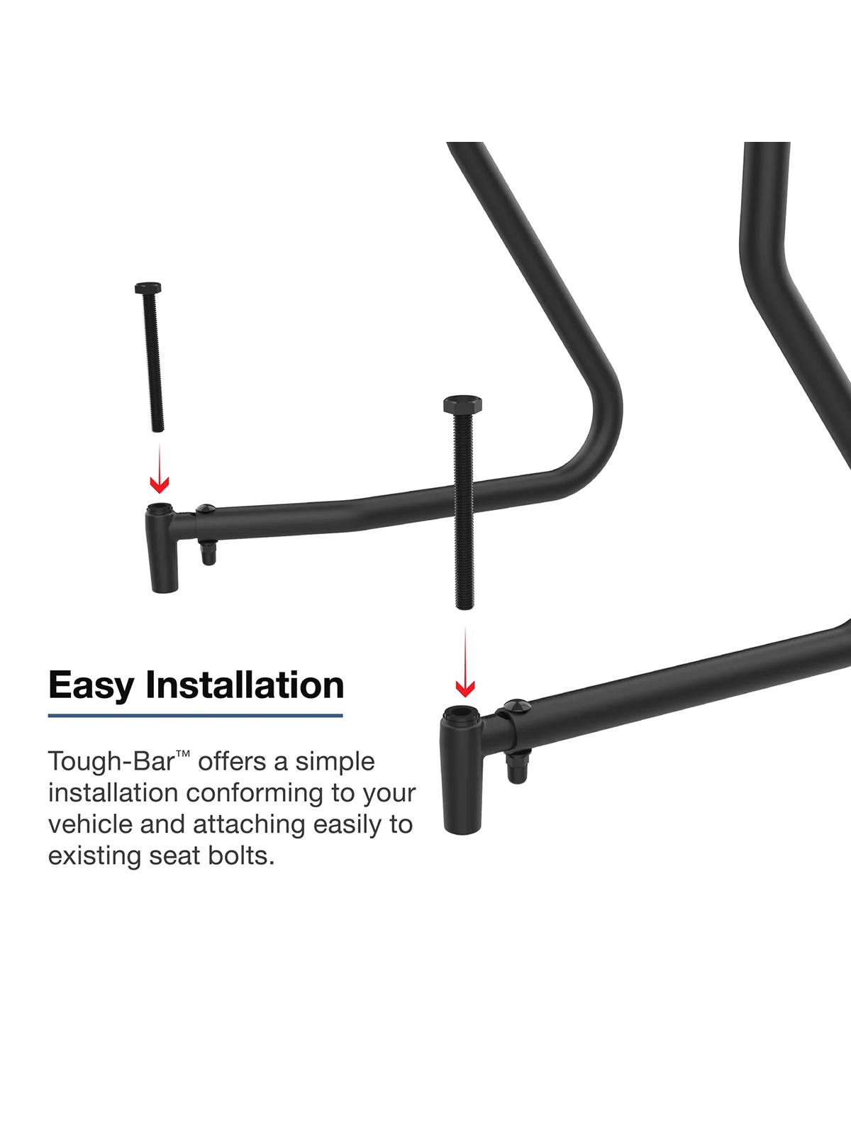 RAM Mounts Tough-Bar™ für Chevrolet Silverado 1500/2500/3500 (2019-2026) mit Sitzbank