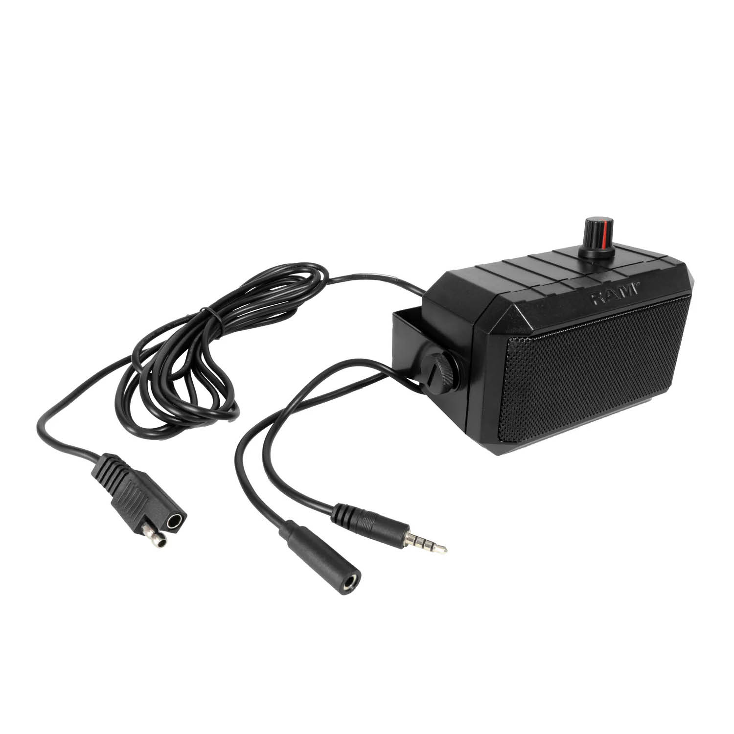 RAM Mounts GDS Lautsprecher - SAE-Kabel, 3,5 mm Stecker/Buchse, 8 Ohm/10 Watt, PTT-Anbindung