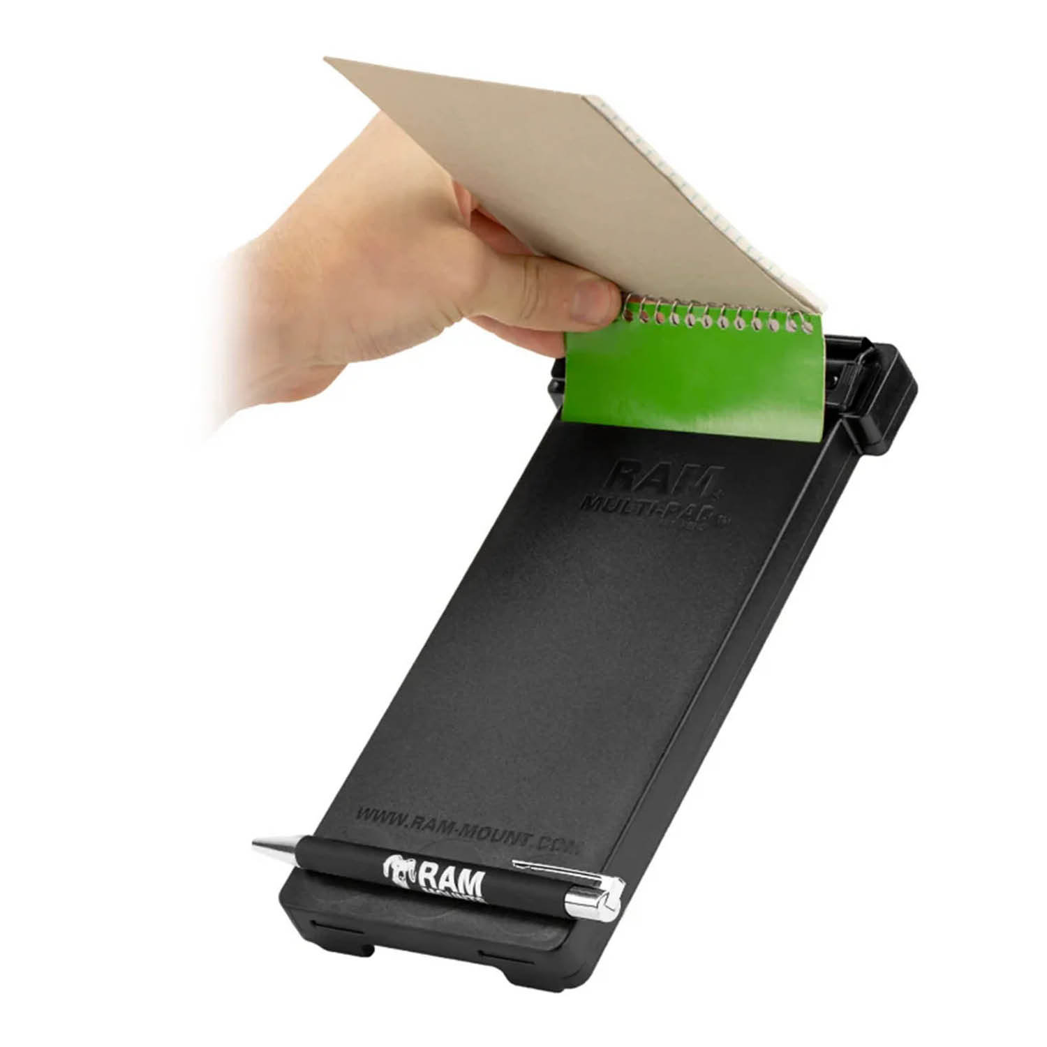 RAM Mounts Tough-Claw Notizblock-Halterung - B-Kugel (1 Zoll), Durchmesser 15,9-29,0 mm