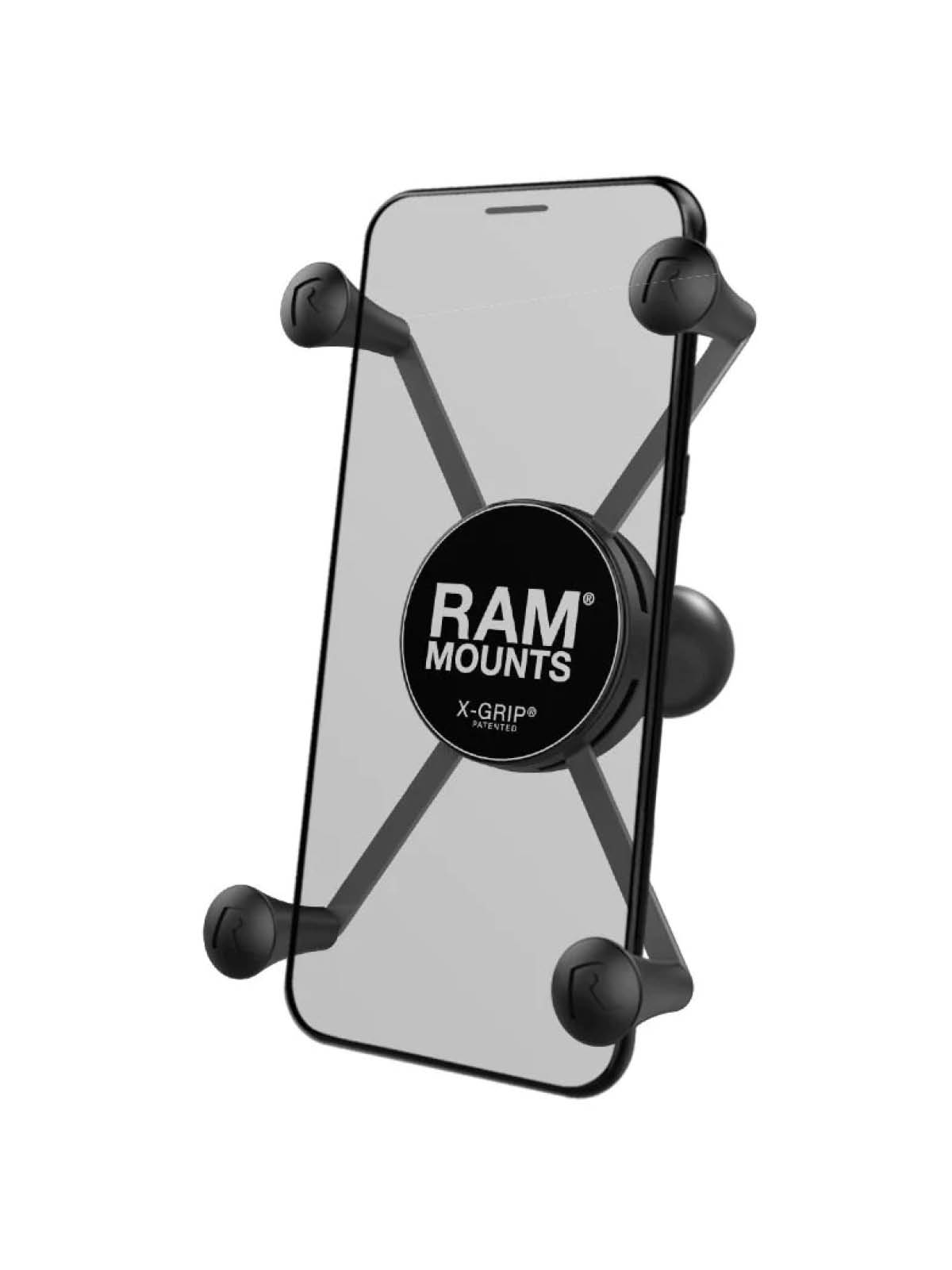RAM Mounts X-Grip Halteklammer für Smartphones - Bis 114,3 mm Breite - Mit C-Kugel (1,5 Zoll) RAM Mounts X-Grip Halteklammer für Smartphones - Bis 114,3 mm Breite - Mit C-Kugel (1,5 Zoll)