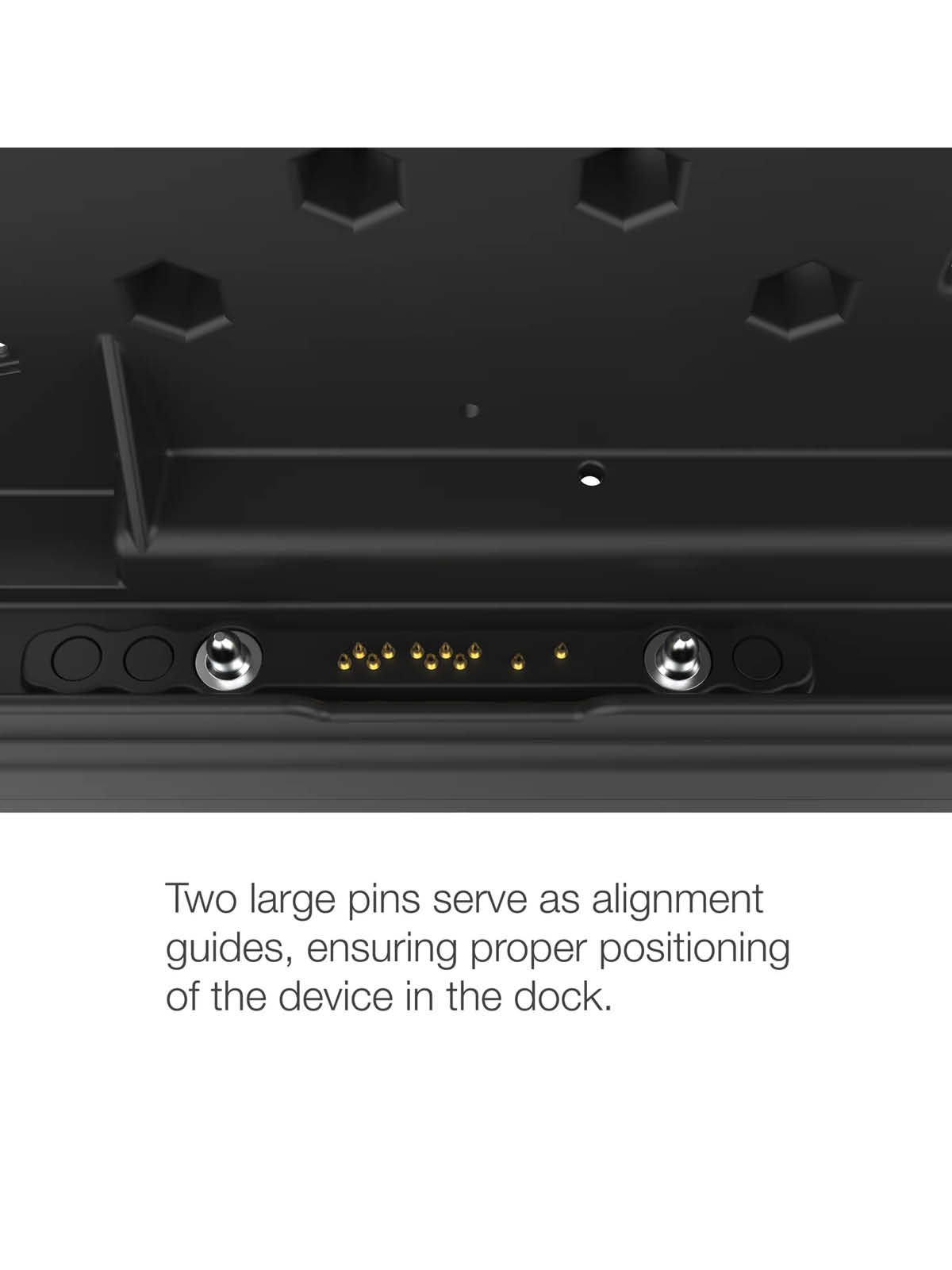 RAM Mounts Form-Fit Halteschale (Schlüsselverriegelung) für Getac ZX80 Rugged Tablet - 5.5mm DC-Anschluss