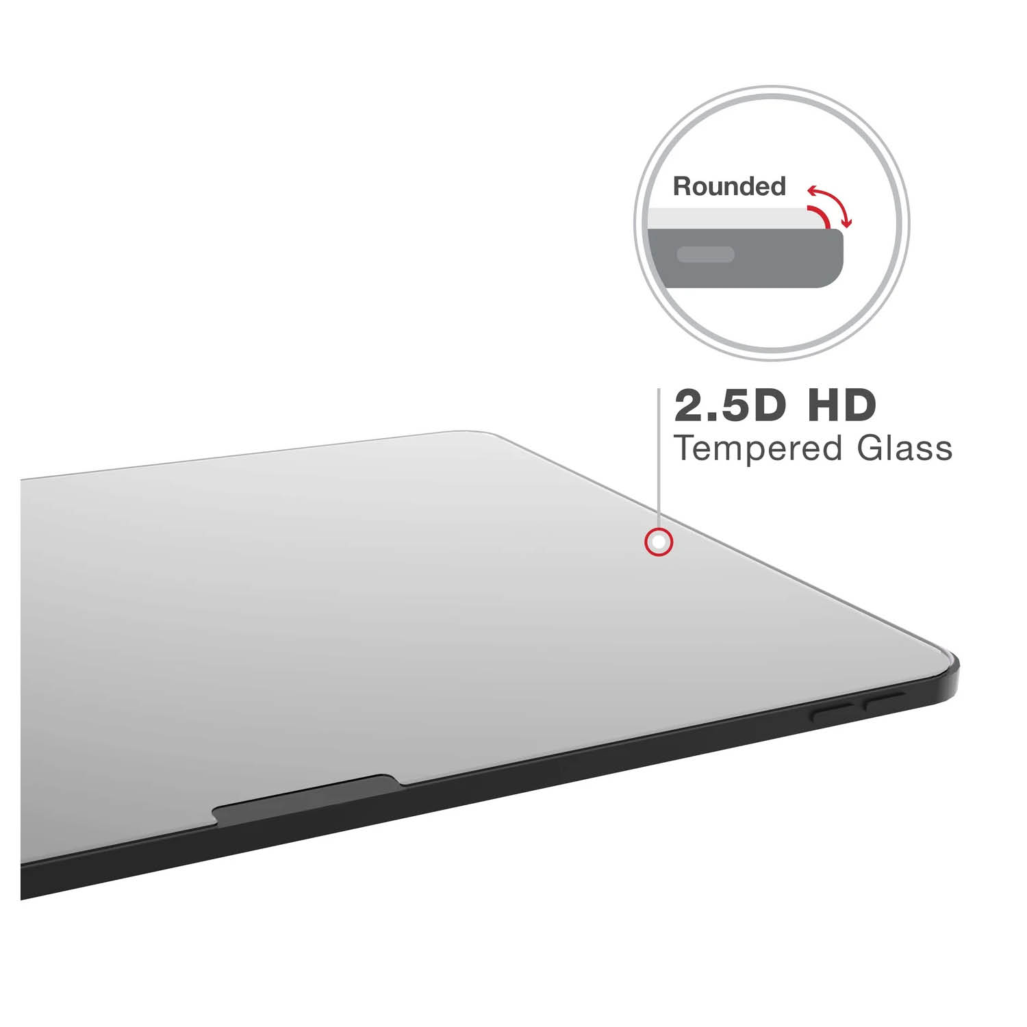 RAM Mounts Bildschirmschutz für Apple iPad Pro 11 Zoll (1.-4. Gen) & Air 5 (M2, M3, M4) in IntelliSkin Ladeschutzhüllen