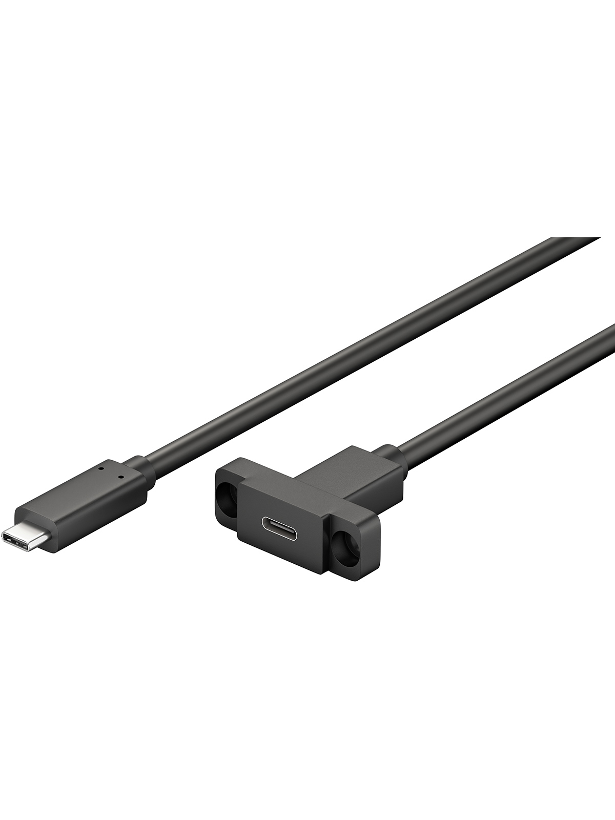 USB-Verlängerung USB-C auf USB-CF - USB 3.2 Gen 2, Datenübertragung 10 Gbit/s, Kabellänge 1 m