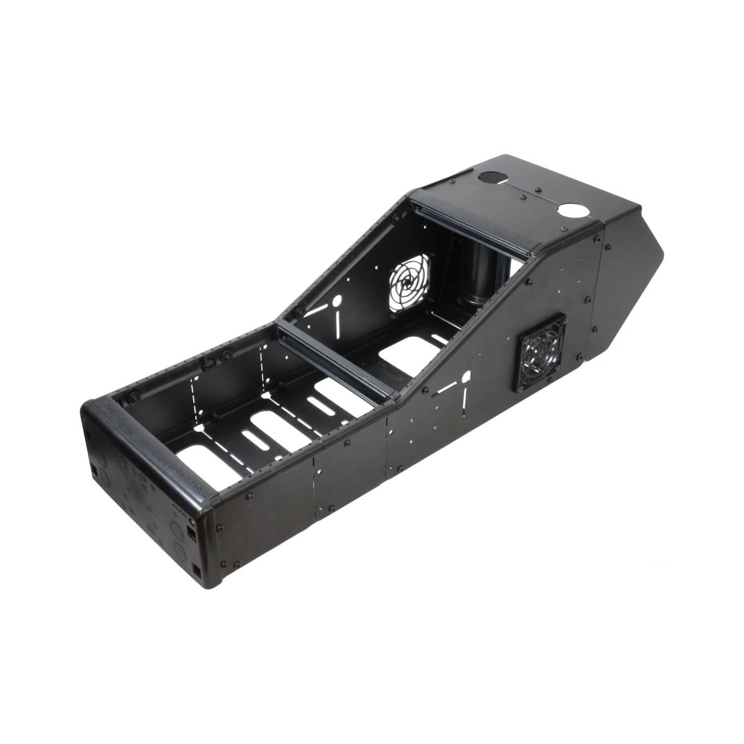 RAM Mounts Tough-Box Fahrzeug-Winkelkonsole mit Rückseitenverschalung für Ford Crown Vic - ohne Stangen