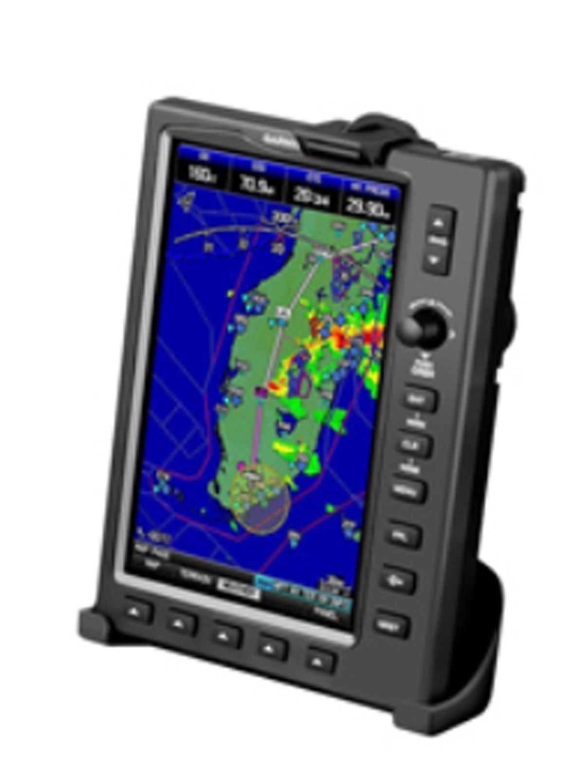 RAM Mounts Gerätehalteschale für Garmin GPSMAP 695/696 (ohne Schutzhüllen) - AMPS-Anbindung, Schrauben-Set, im Polybeutel