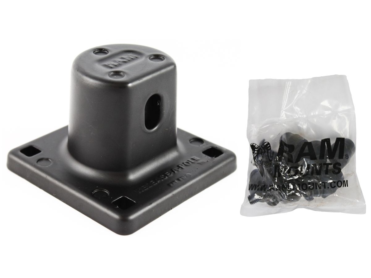 RAM Mounts Remove-A-Pole Basis (männlich) für Fahrzeuge - Schrauben-Set