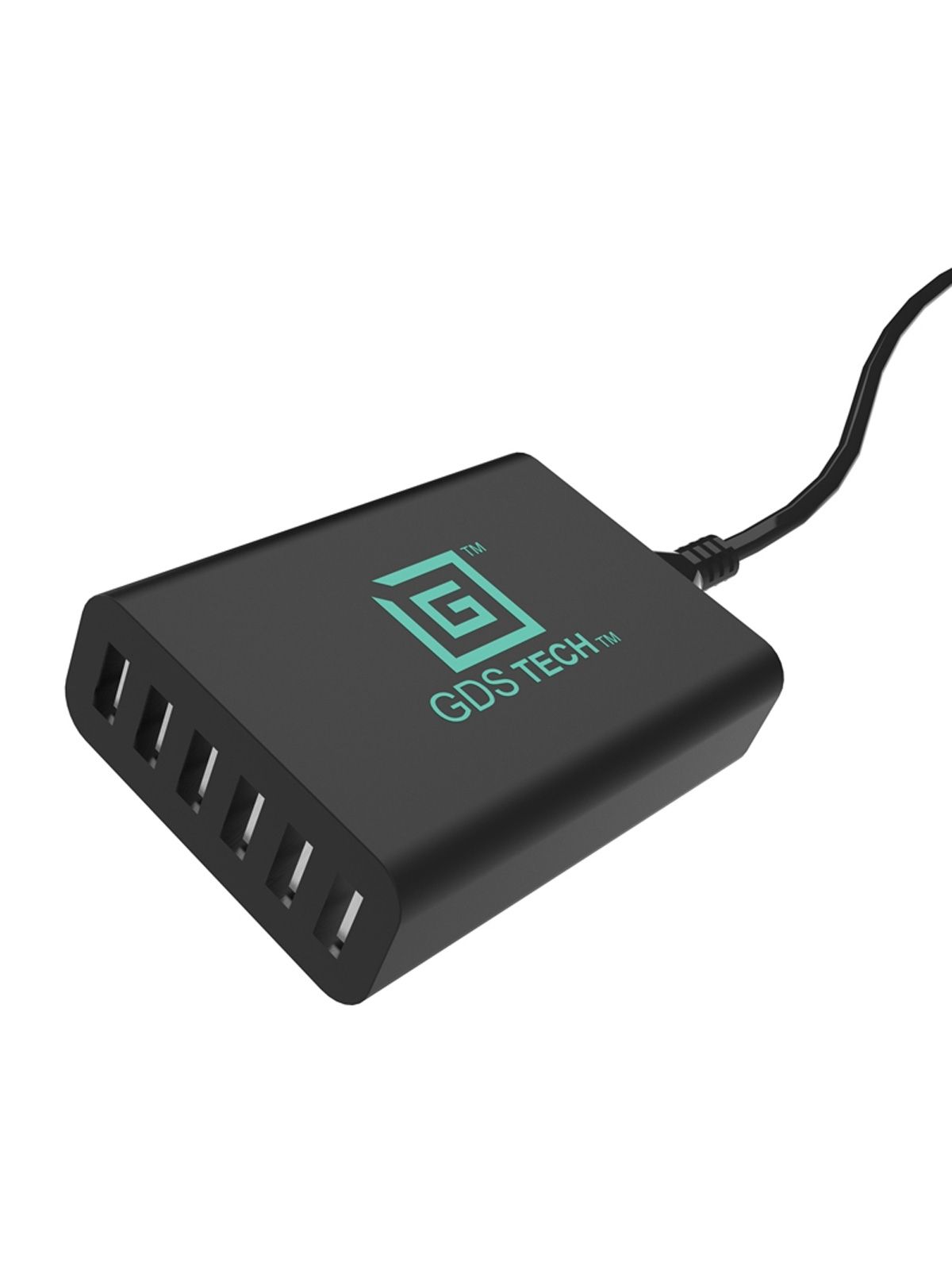 RAM Mounts GDS USB-Hub mit 6 Ports -  ohne USB-Kabel, 100-240 V DC Eingang, 5 V DC Ausgang