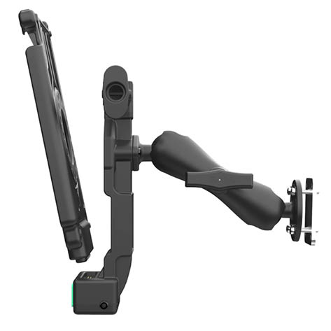 RAM Mounts GDS Uni-Conn Fahrzeug-Kit für Apple iPad mini (A17 Pro) / mini 6 - Stahl-Verstärkungsplatte (53,34 x 66,04 mm), USB-C-Anschluss