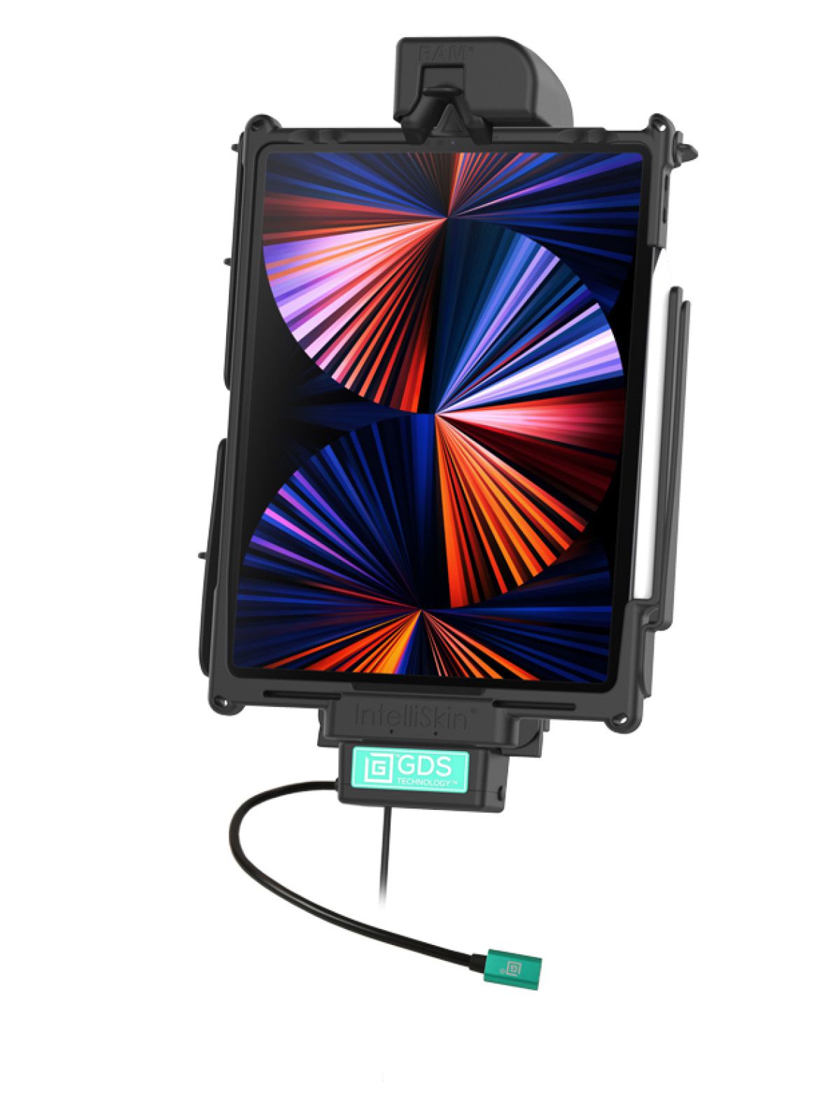 RAM Mounts GDS Tough-Dock Halteschale (Schlüsselverriegelung) für Apple iPad Pro 12.9 (3-6 Gen.), Pro 13 & Air 13 - In IntelliSkin Next-Gen Schutzhülle - USB-C Anschluss RAM Mounts GDS Tough-Dock Halteschale (Schlüsselverriegelung) für Apple iPad Pro 12.9 (3-6 Gen.), Pro 13 & Air 13 - In IntelliSkin Next-Gen Schutzhülle - USB-C Anschluss
