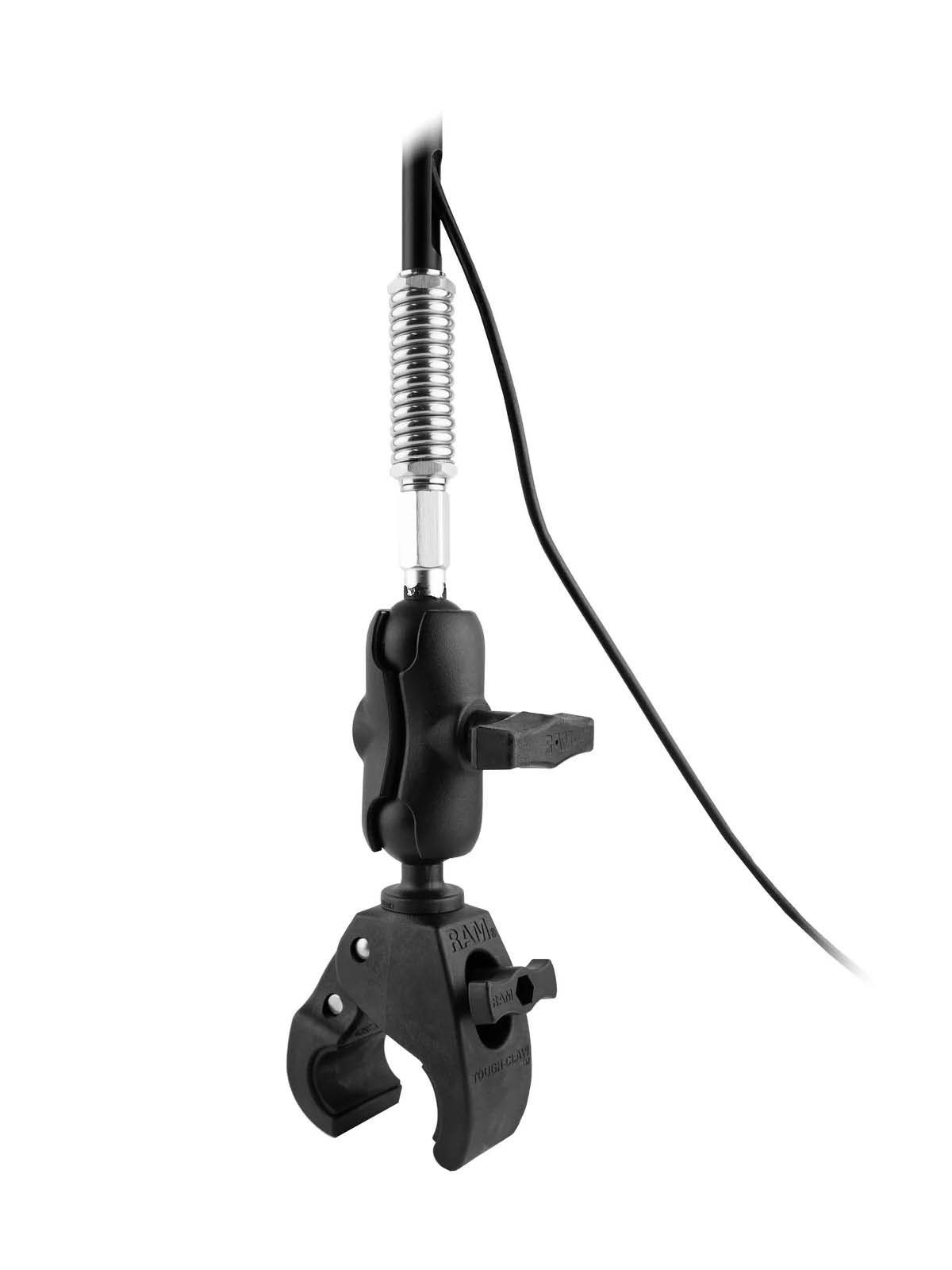 RAM Mounts Tough-Claw Halterung für weBoost Antennen - C-Kugel (1,5 Zoll), kurzer Verbindungsarm, für Durchmesser von 25,4 bis 40,6 mm