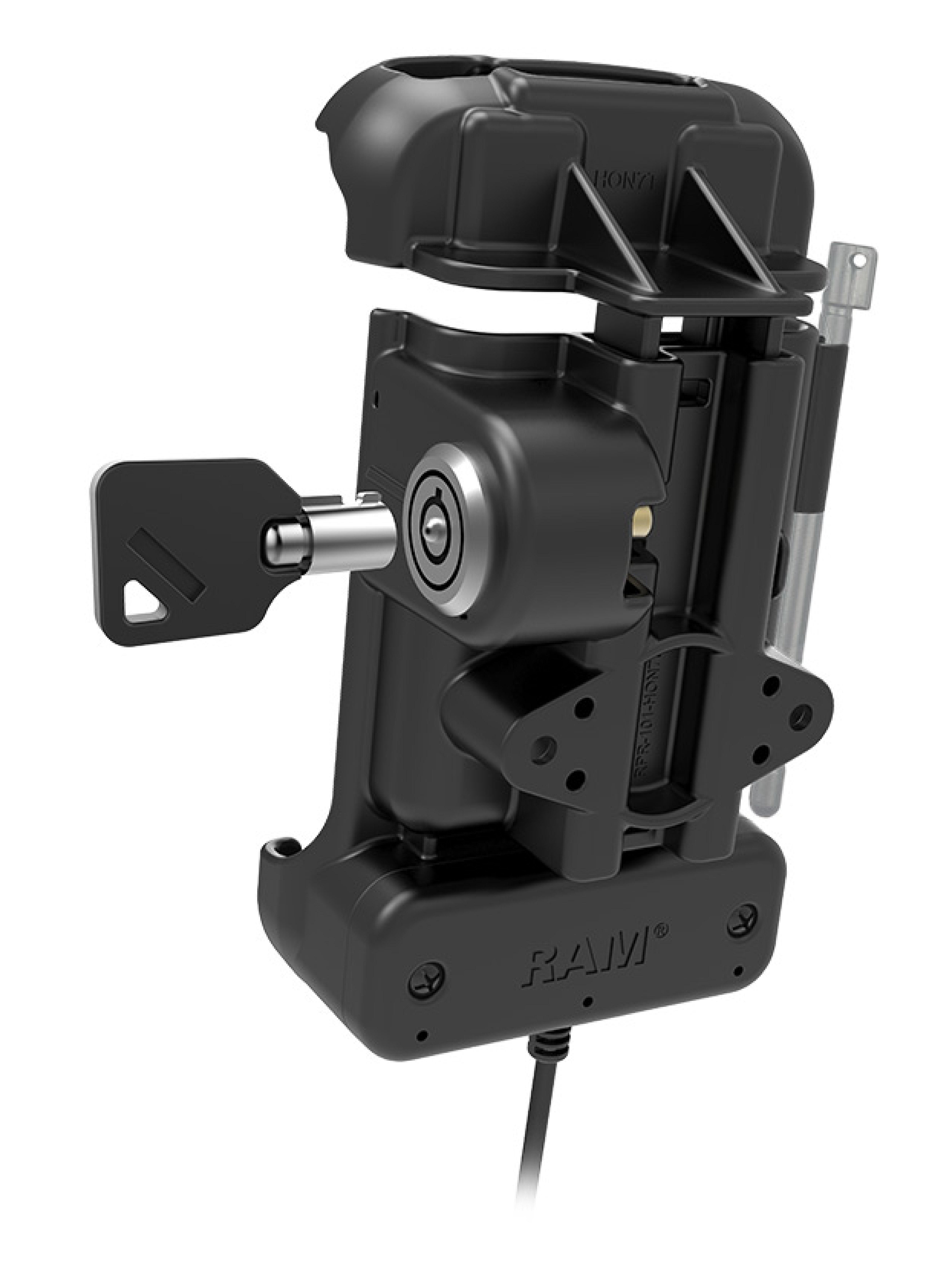 RAM Mounts Form-Fit Halteschale (Schlüsselverriegelung) für Honeywell CT50, CT60 & CT60 XP - USB-A-Anschluss