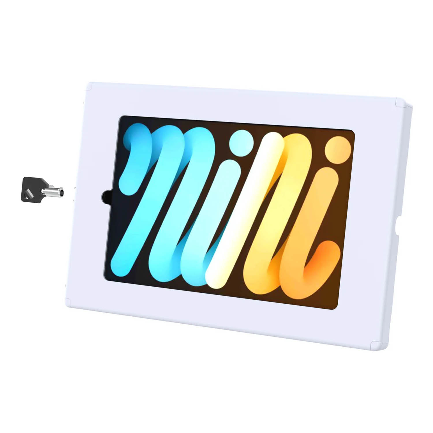 RAM Mounts Sicherheitsgehäuse Safe-Case™ für Apple iPad mini (A17 Pro) & mini 6 - abschließbar, diverse Lochraster, hellgrau