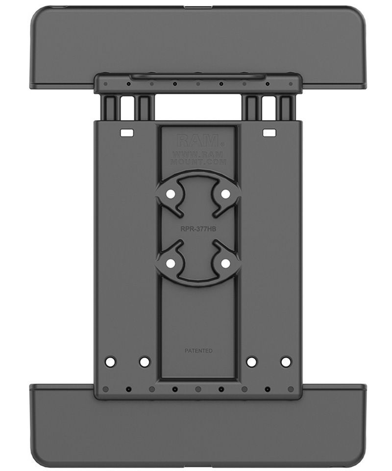 RAM Mounts Universal Tab-Tite Halteschale für 10 Zoll Tablets inkl. Samsung Tab 4 10.1/Tab S 10.5 (ohne Schutzgehäuse/-hüllen) - AMPS-Aufnahme, Schrauben-Set