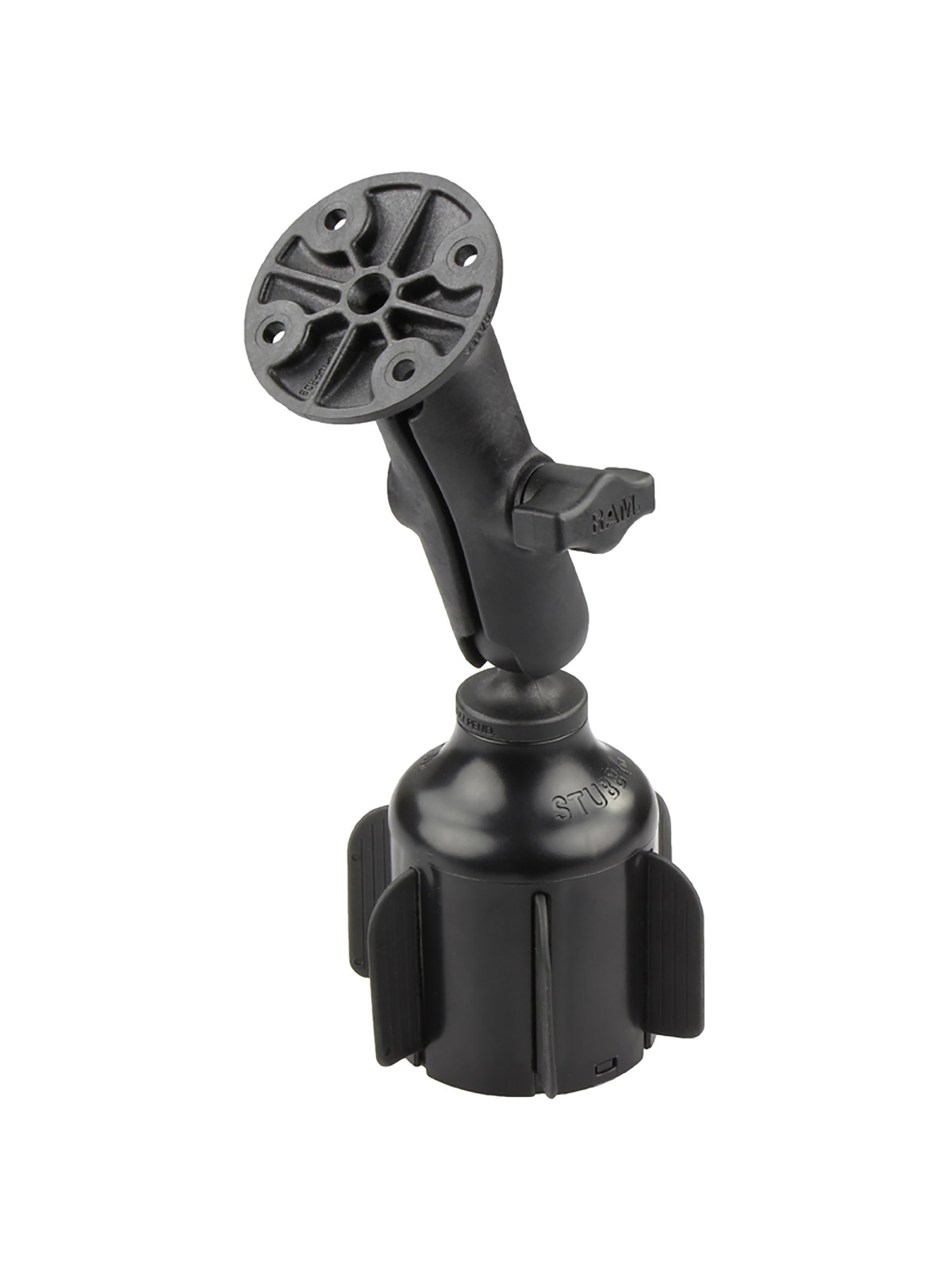 RAM Mounts Verbundstoff-Set für Getränkehalter (Fahrzeuge) - B-Kugel (1 Zoll), AMPS-Anbindung