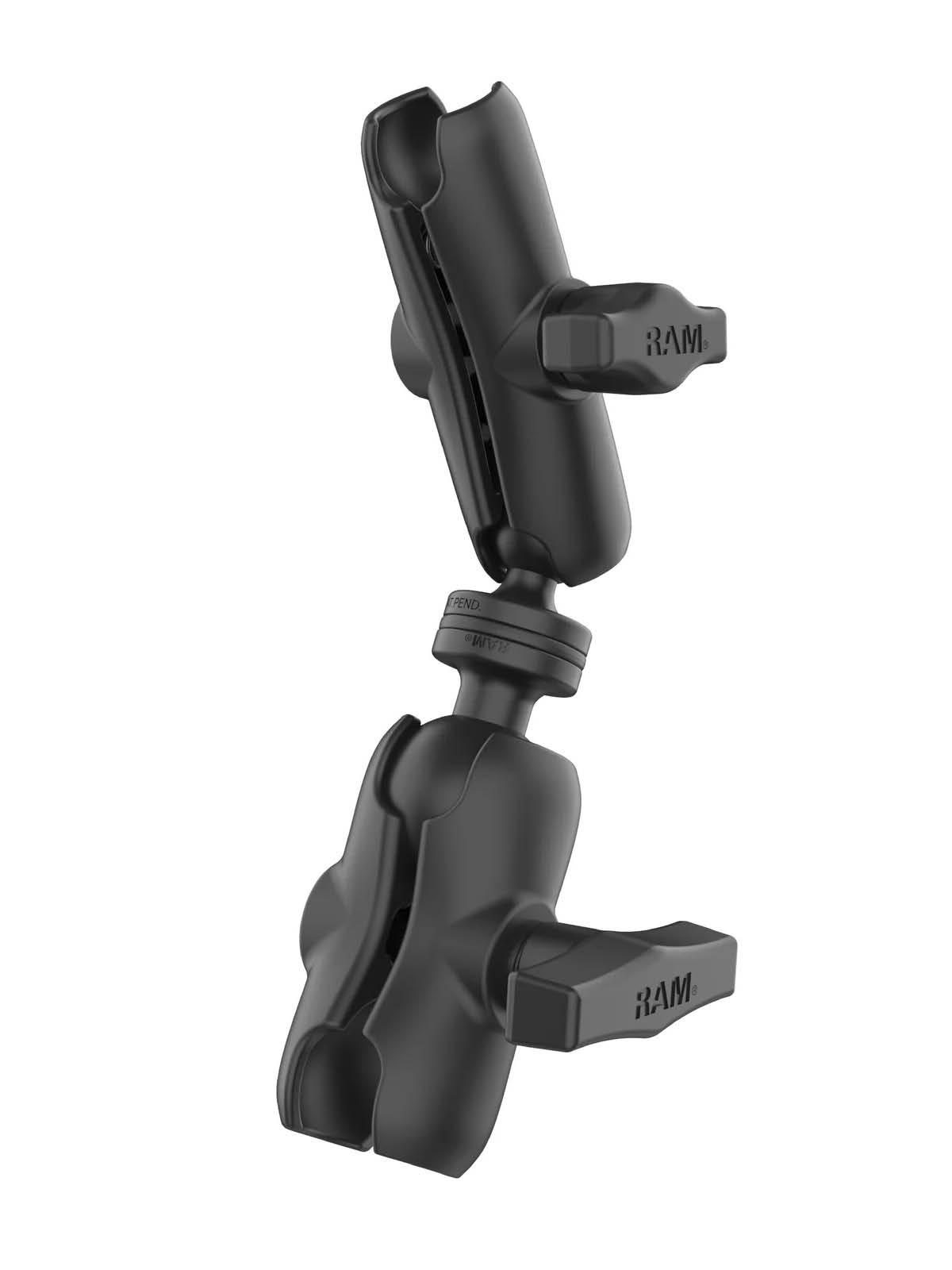 RAM Mounts Verbindungsarm-Set C- auf B-Kugel (1,5 auf 1 Zoll) - mit Doppelkugel-Adapter, ca. 23 cm lang